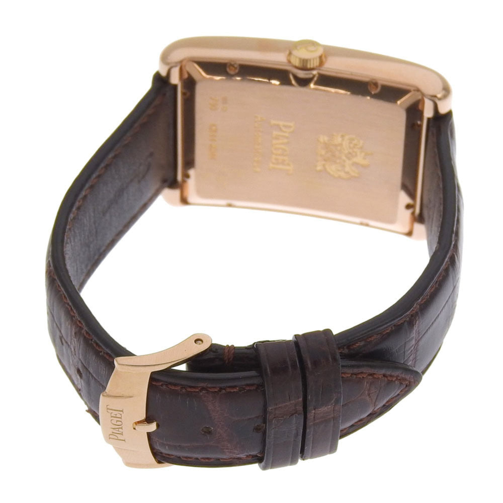 Piaget Rectangle à l'Anciennes XL G0A33062 Silver Dial 18K Pink Gold/Leather 2026/01 Automatic — Like New