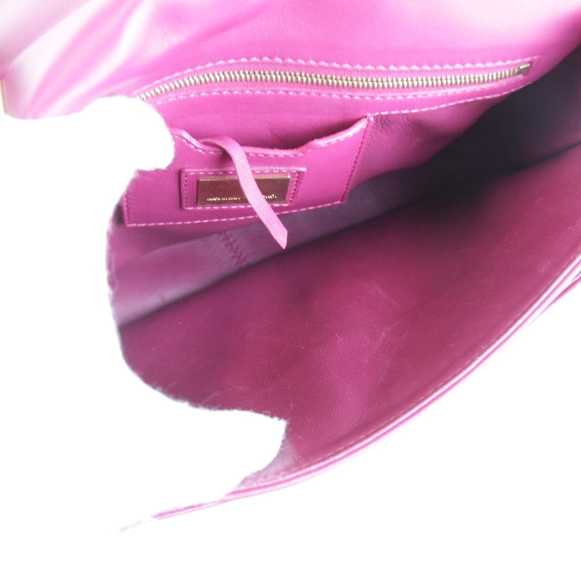 FENDI shoulder bag, leather, pink, women's — New - Store Return