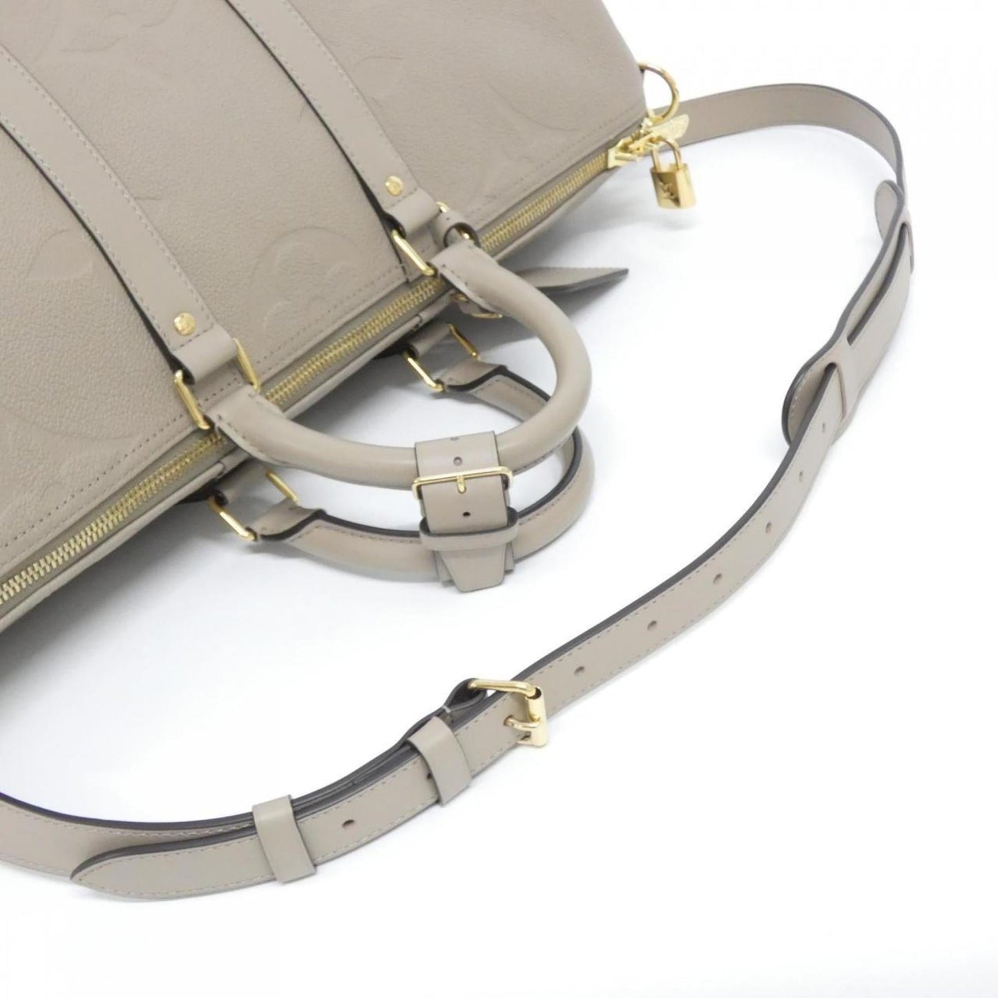 Louis Vuitton Monogram Empreinte Keepall Bandouliere 45cm M46114 Boston Bag