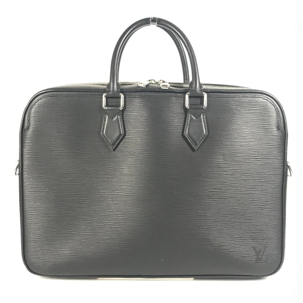 LOUIS VUITTON M54404 Epi Dandy Briefcase MM Handbag, Tote Bag, Document Business Leather, Men's, Noir Black