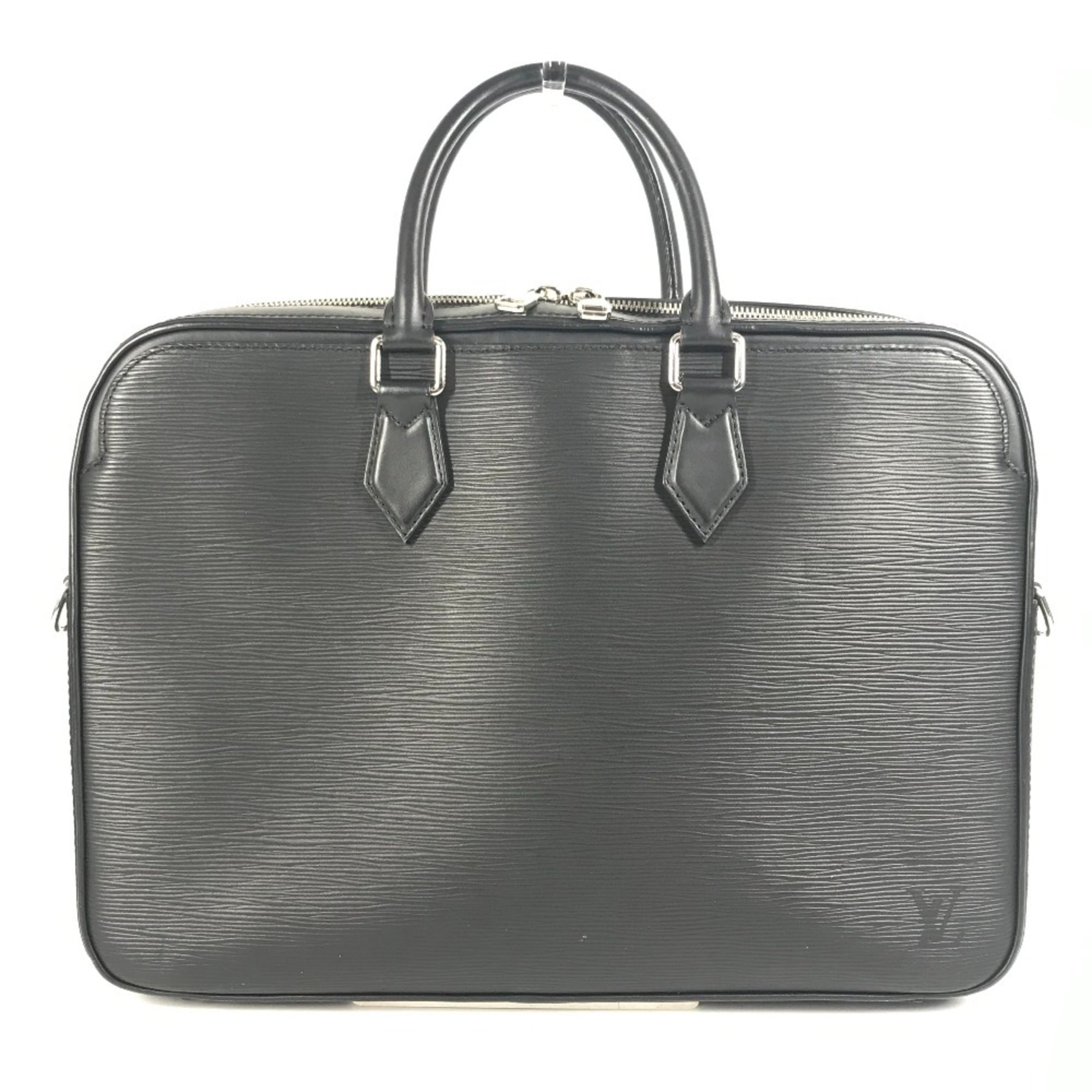 LOUIS VUITTON M54404 Epi Dandy Briefcase MM Handbag, Tote Bag, Document Business Leather, Men's, Noir Black