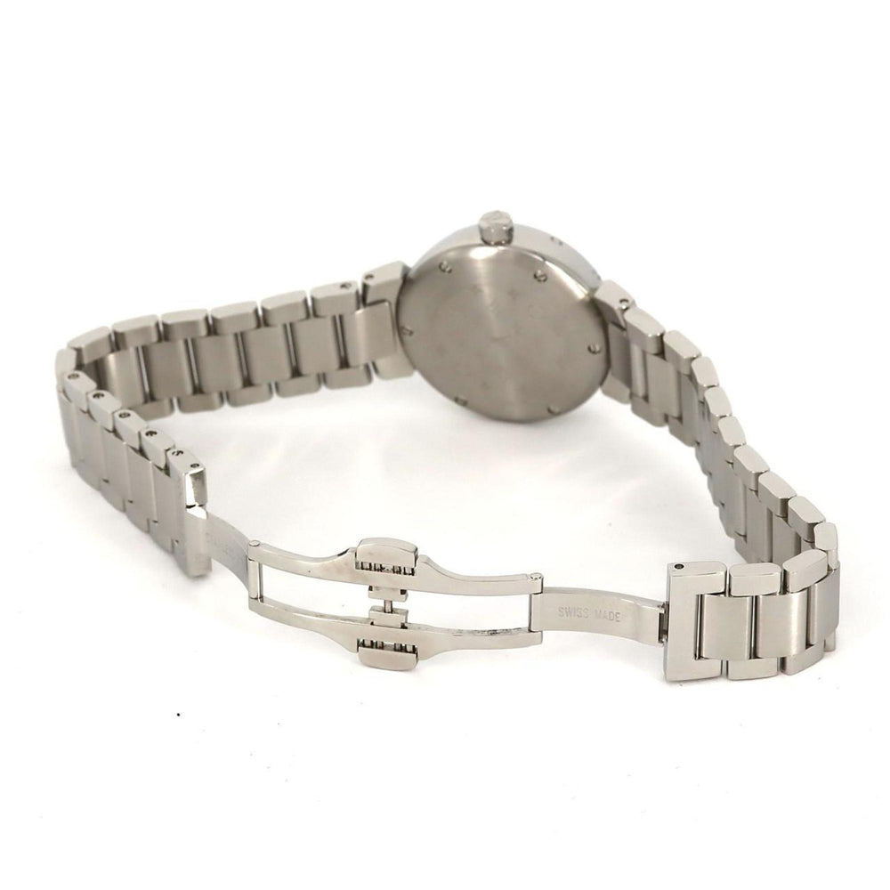 Louis Vuitton Tambour Q121K SS Wristwatch Quartz — Very Good