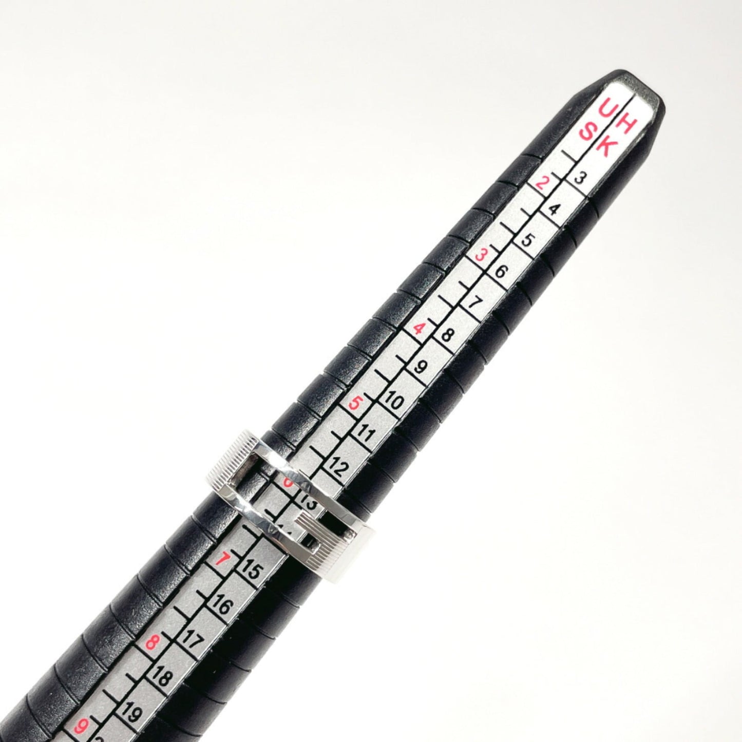 GUCCI Branded Cutout G Ring, 925 Sterling Silver, Size 12, Women's