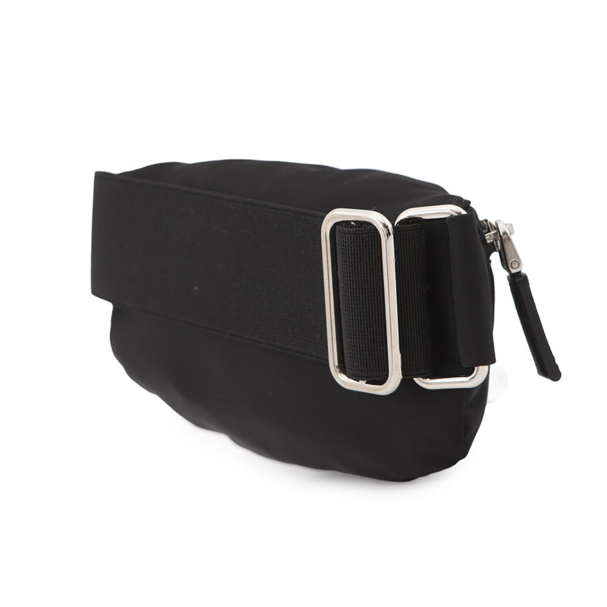 Prada Handbag Pouch Re-Nylon Triangle Wristband Nylon 2TT095 PRADA Mini Black — Like New