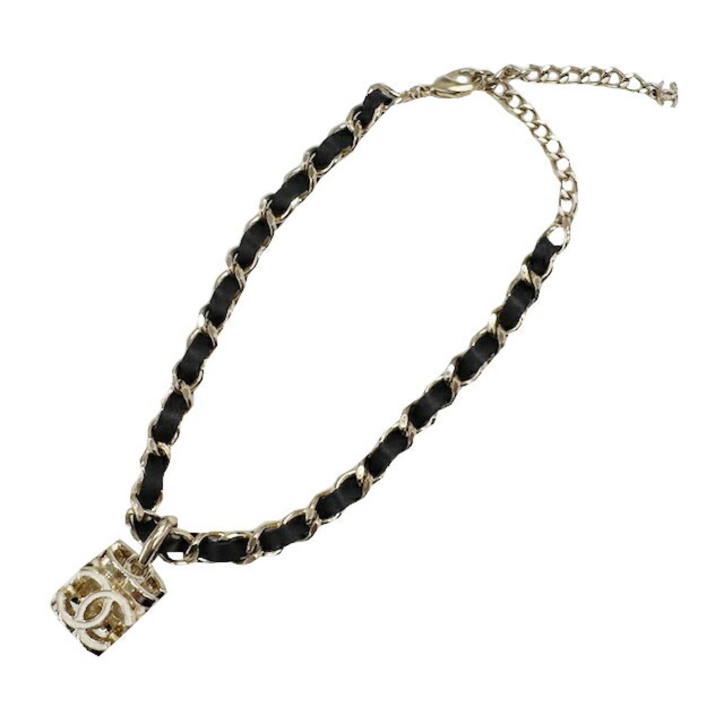 CHANEL Ice Cube Necklace Gold GP A22 K 2022 Women's Coco Mark