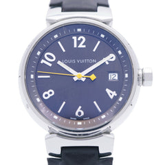 Louis Vuitton Tambour Q1311 Quartz Watch SS/Leather Brown LV 1419LOUIS VUITTON Women's — Fair