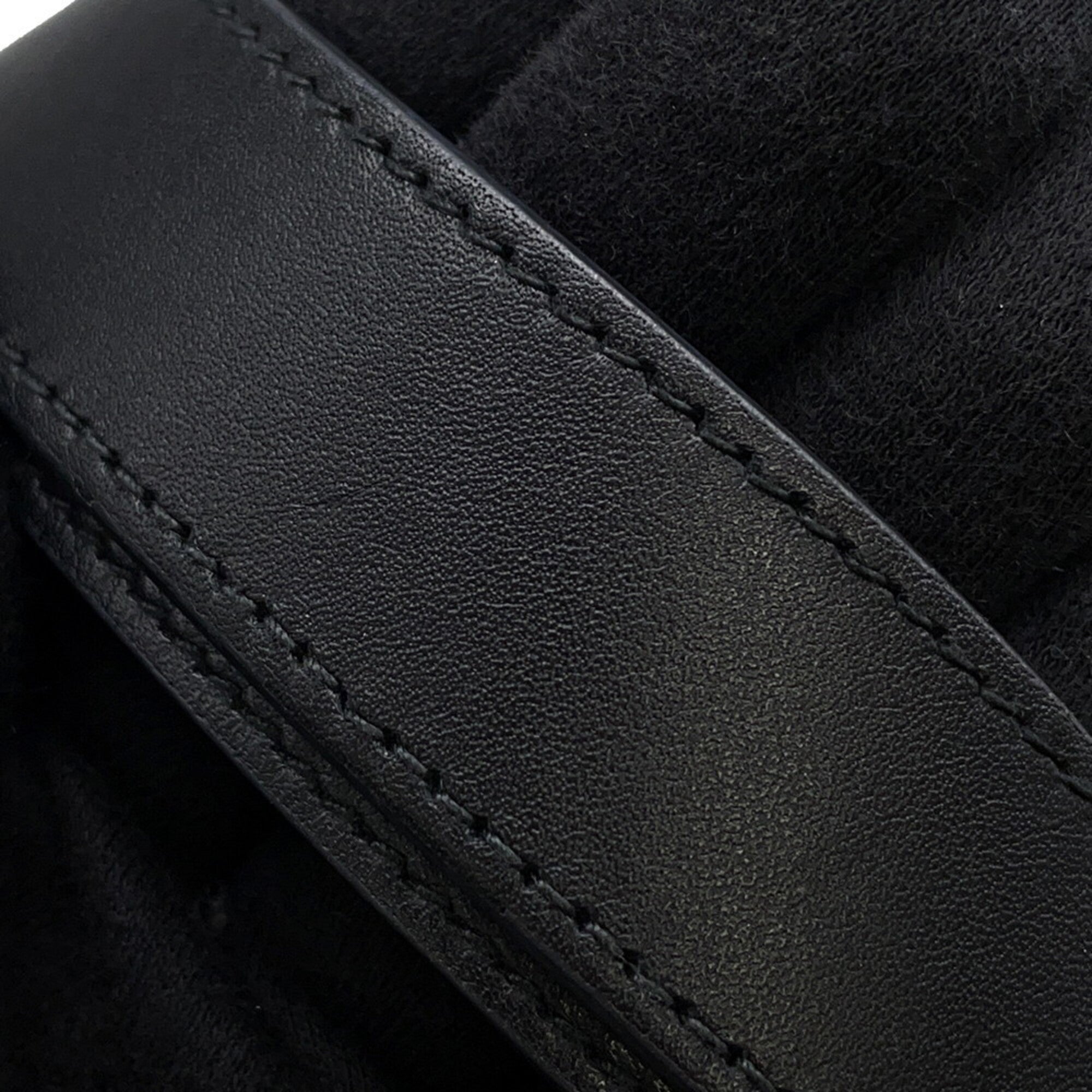Christian Dior Macro Cannage Toujours Medium Leather Handbag M2821OSNW_M900 Black Women's — Like New