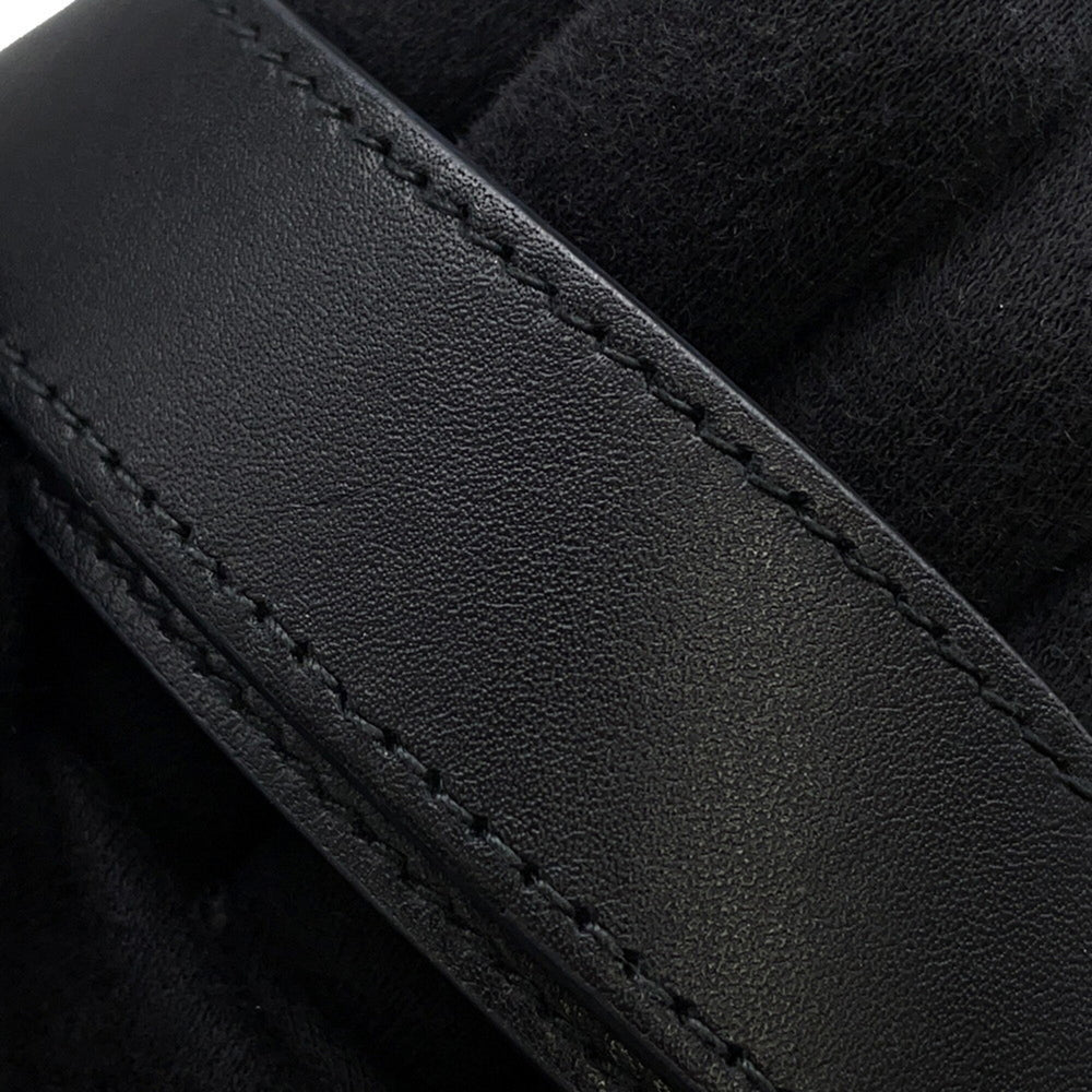 Christian Dior Macro Cannage Toujours Medium Leather Handbag M2821OSNW_M900 Black Women's — Like New