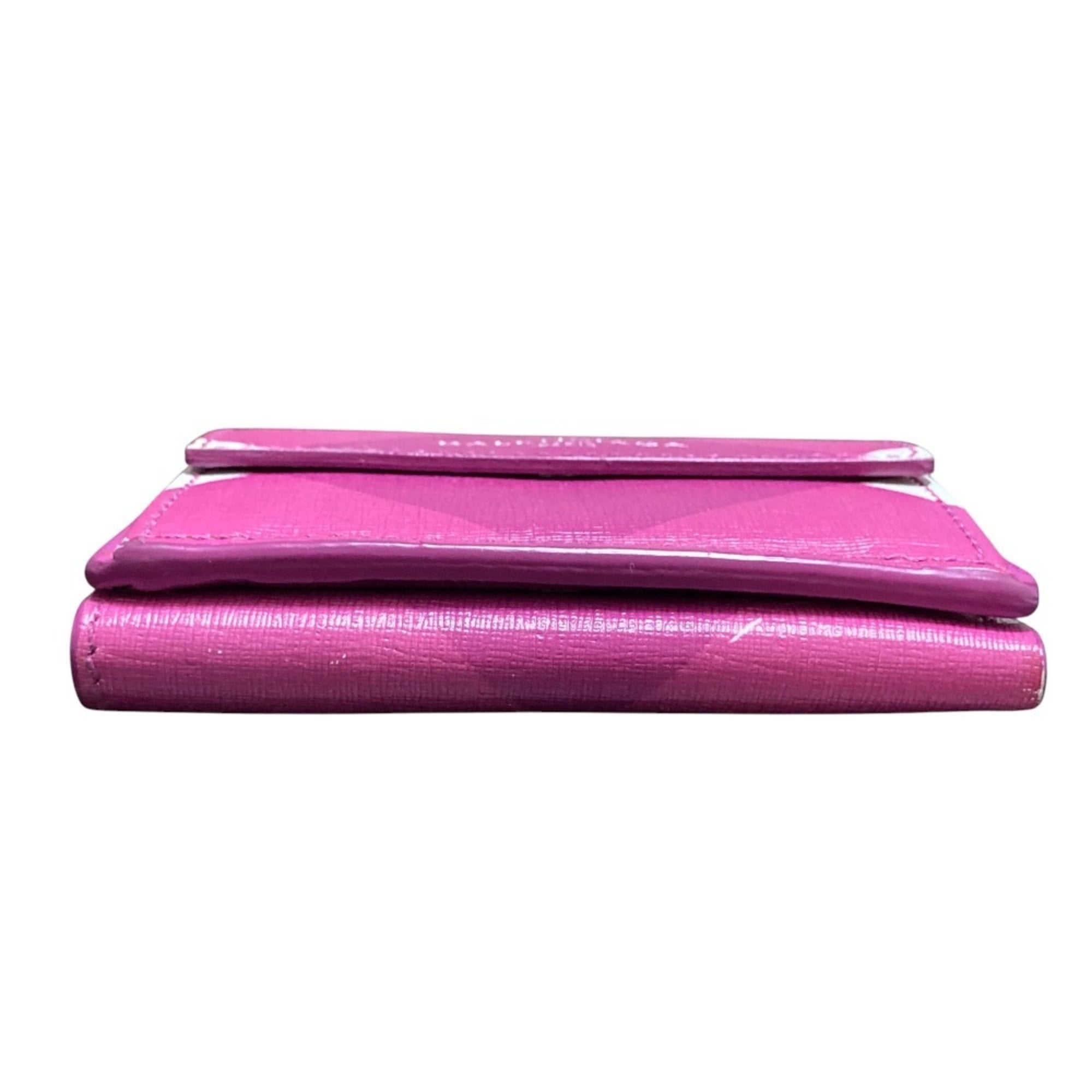 BALENCIAGA Paper Mini Wallet 410133 Pink Purple Women's