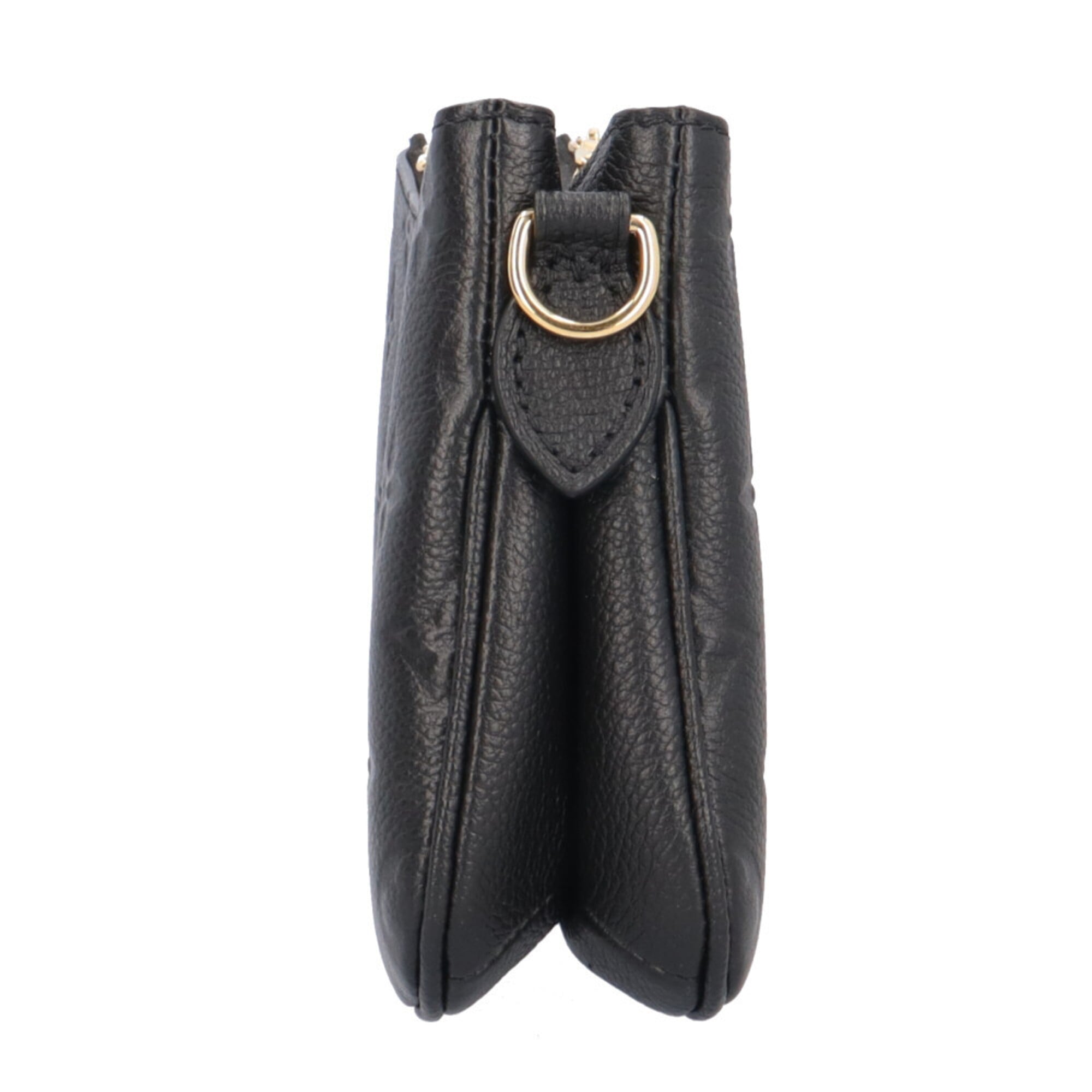 Louis Vuitton Pochette Rive Monogram Empreinte Shoulder Bag, M83301 Black, Women's LOUIS VUITTON — Like New