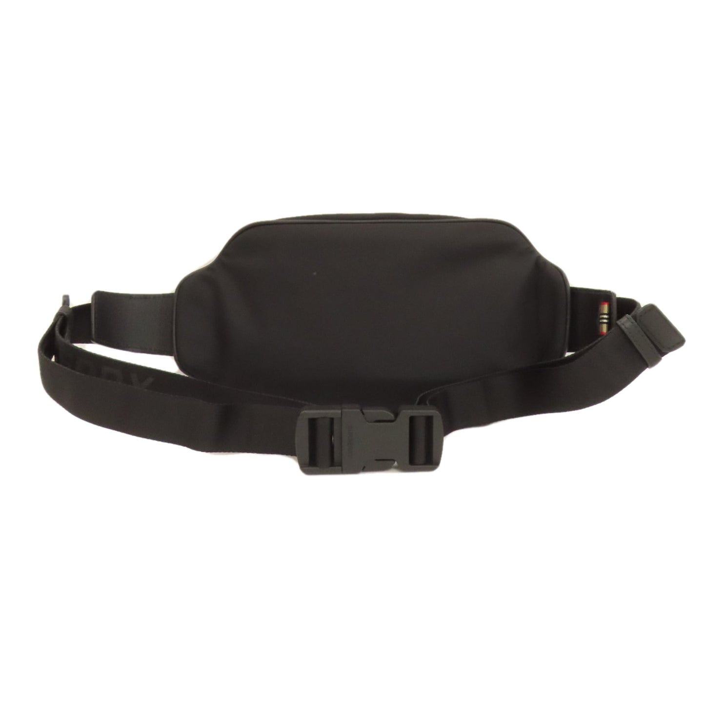 Burberry logo hip bag/waist bag in nylon material for women.