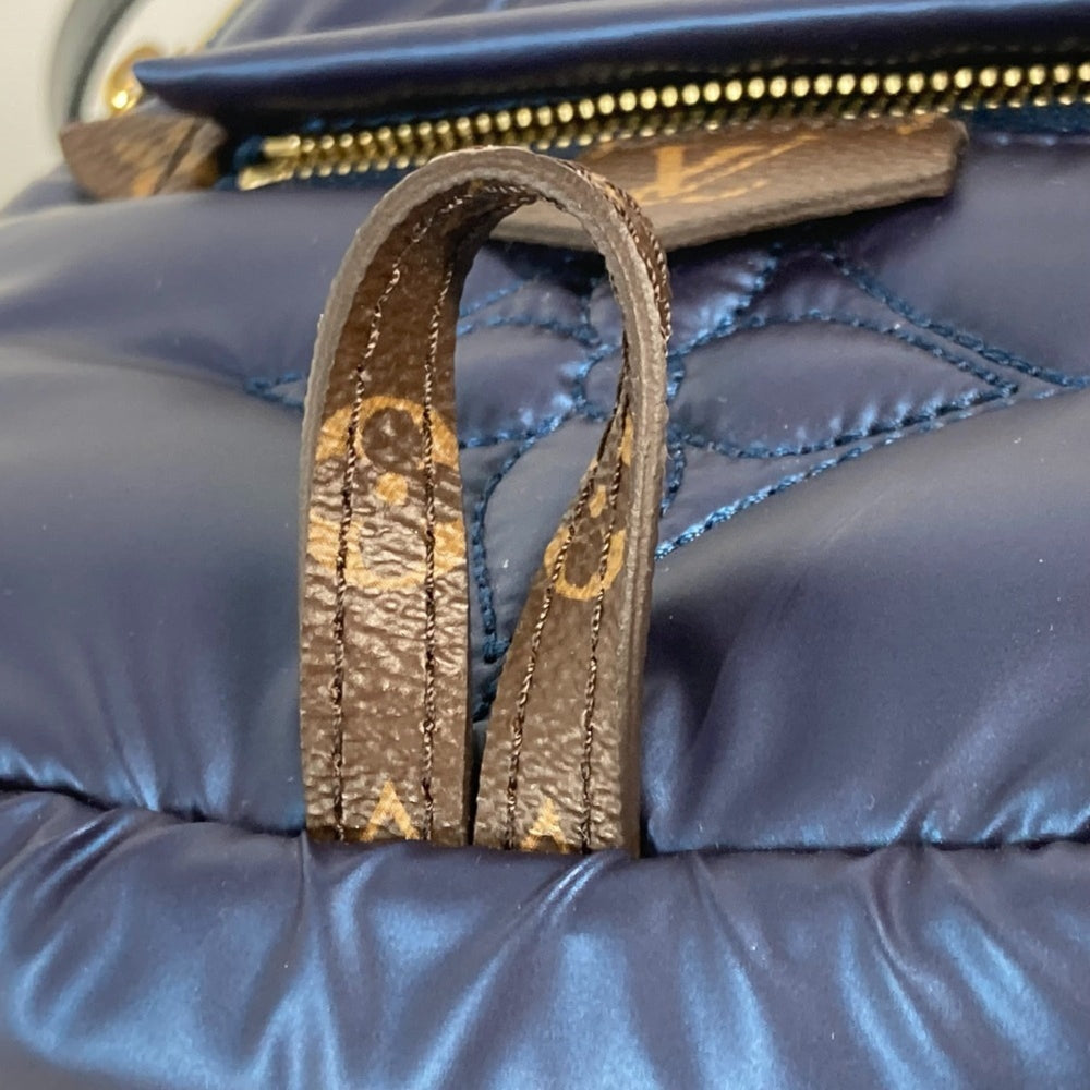 LOUIS VUITTON M21060 Monogram Palm Springs Backpack MINI Rucksack Nylon Canvas Women's Navy MO-240630-15 — Like New