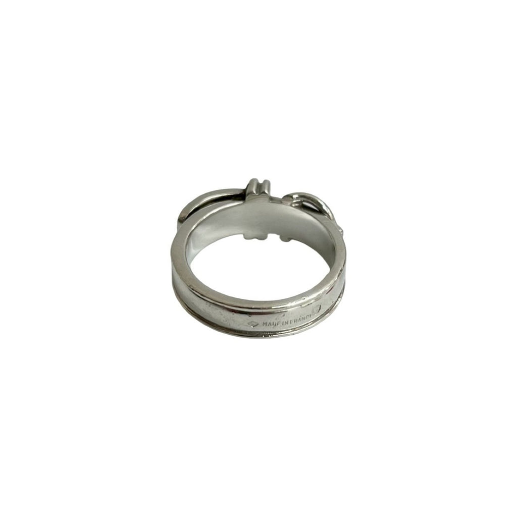 HERMES Santur Silver 925 Ring, Size 9, Women's Jewelry, Silver, 14312