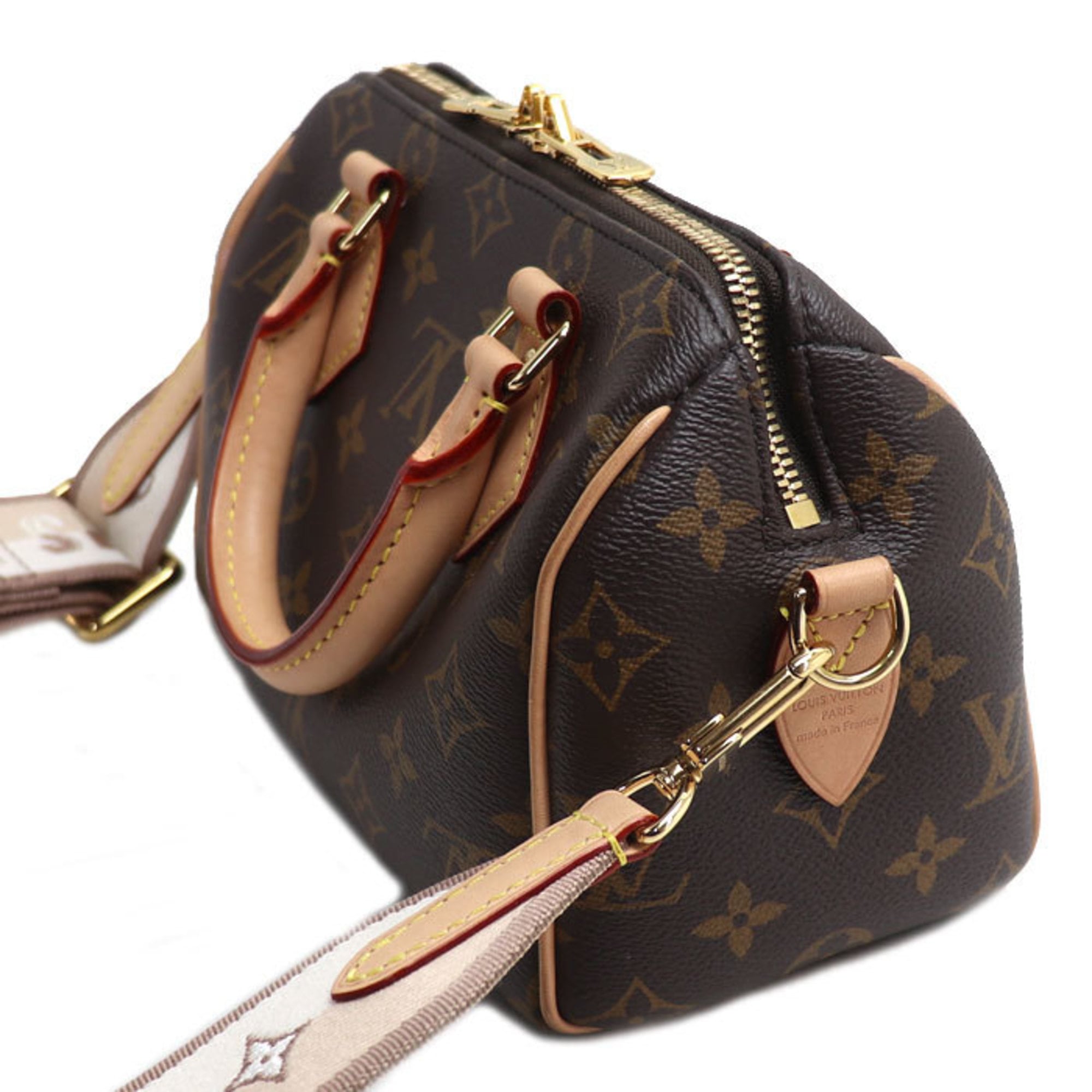 LOUIS VUITTON Speedy Bandouliere 20 2-Way Shoulder Bag Monogram Brown M46222 Women's