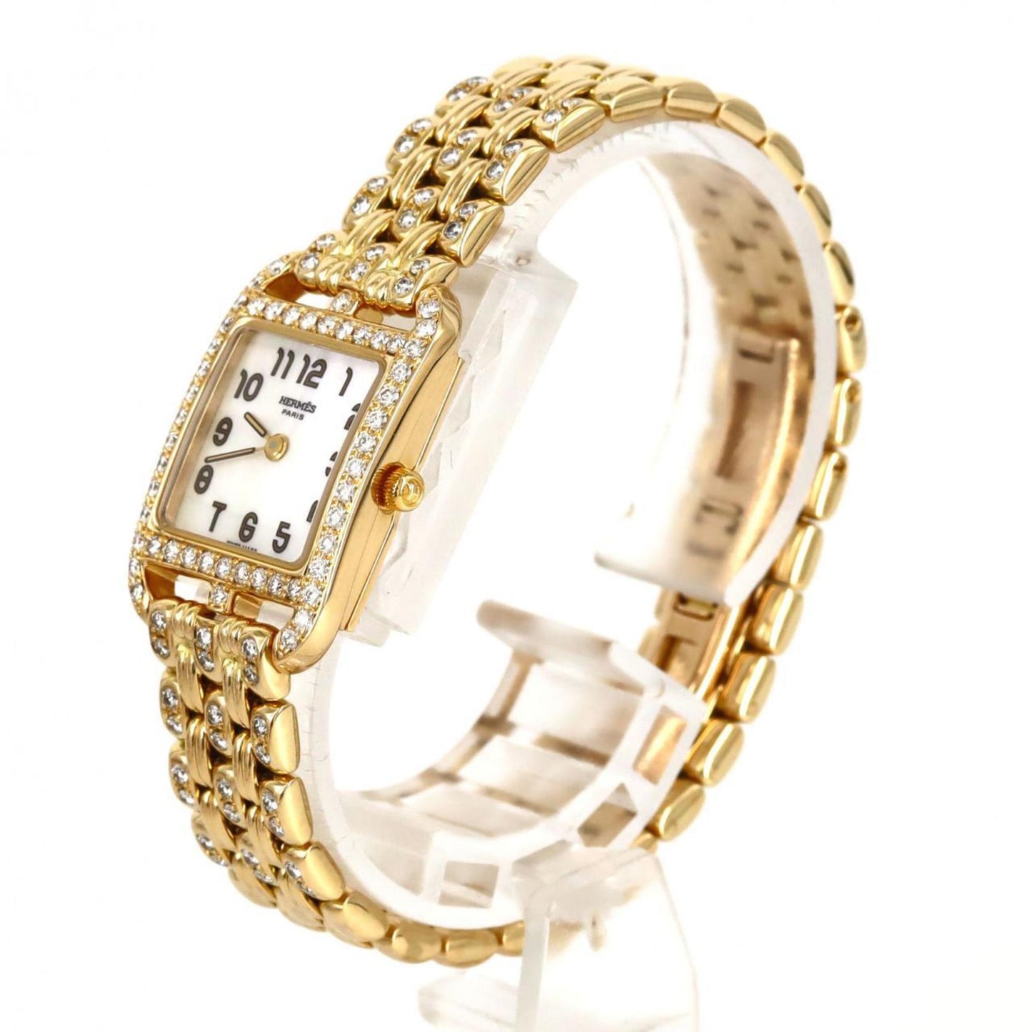 Hermes Cape Cod YG D Bracelet CC1.187 Quartz Watch