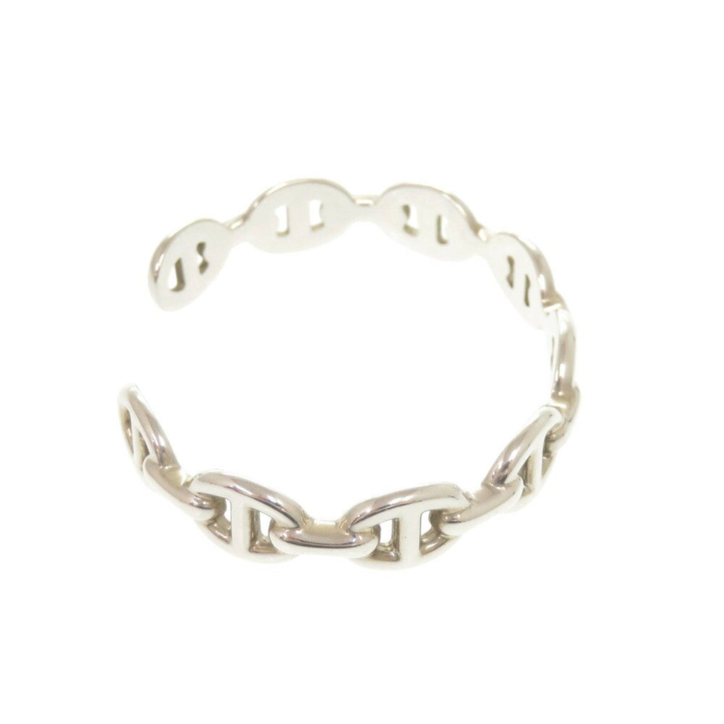Hermes Chaine d'Ancre Anchaine SH Silver 925 Bangle Bracelet 0380HERMES