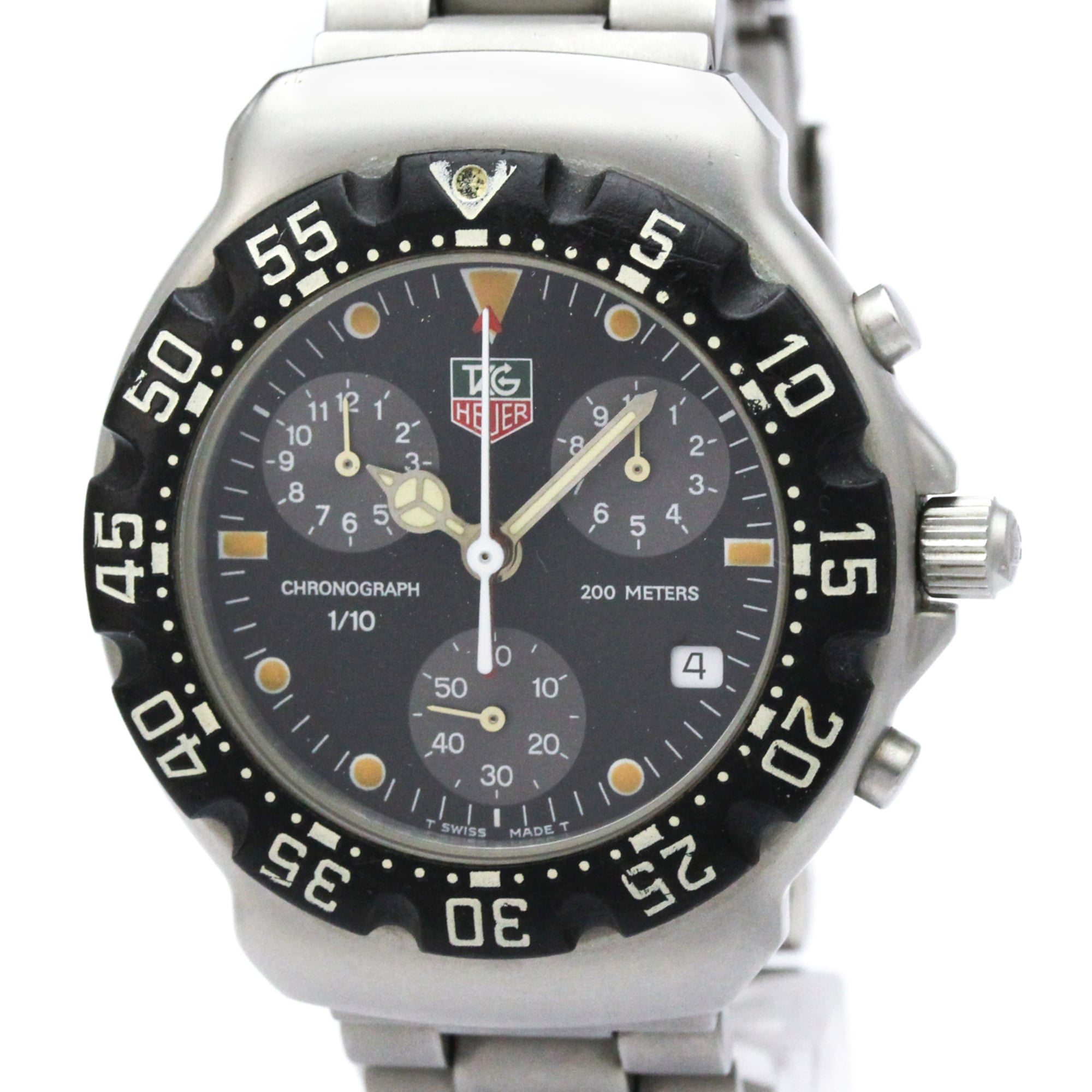 TAG HEUER 2000 Formula 1 Chronograph Steel Quartz Mens Watch CA1211 — Good