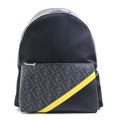 FENDI Backpack Zucca Nylon Leather Black Men's 7VZ042 A9XT 99970g
