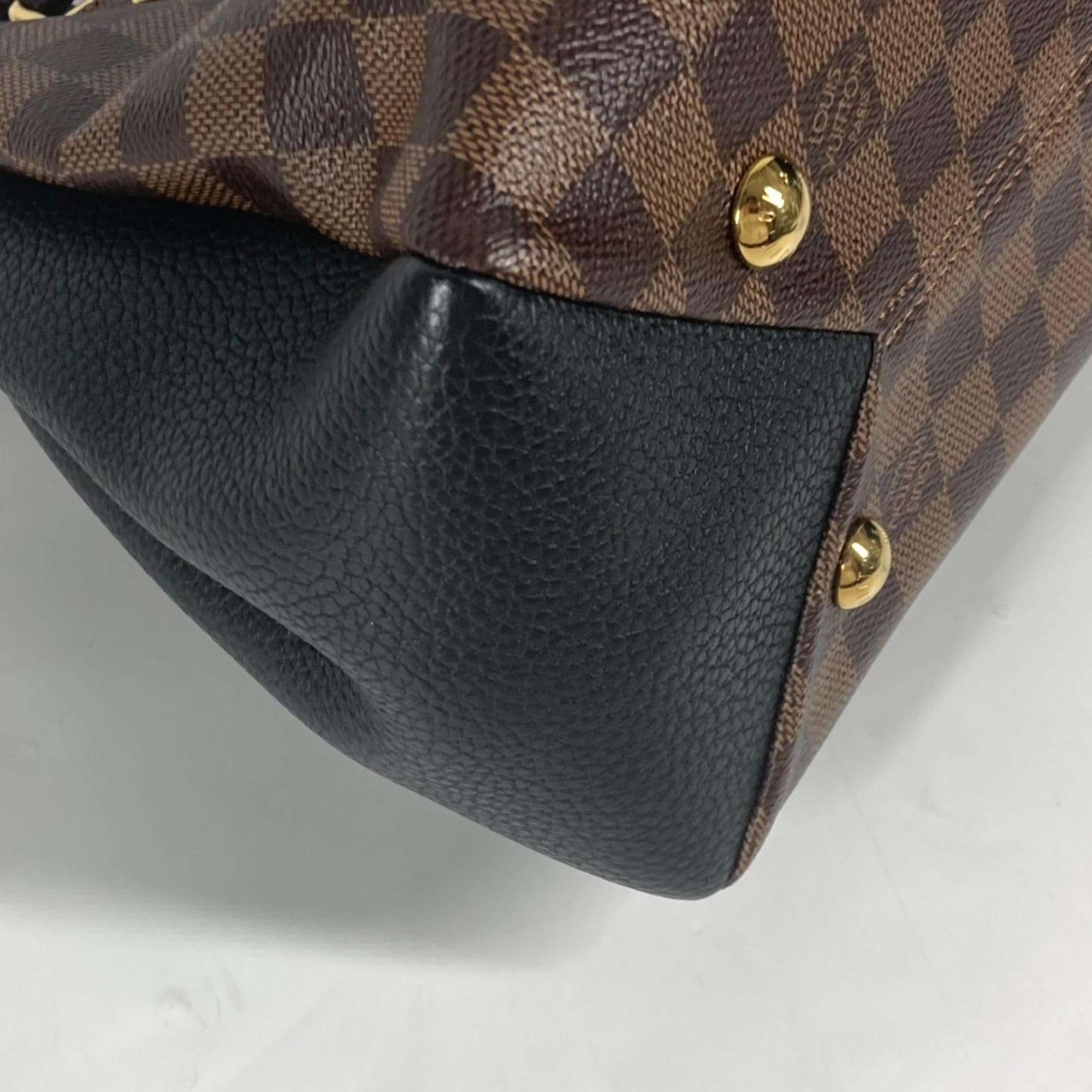 LOUIS VUITTON N41673 Damier Brittany Handbag Shoulder Bag Tote Canvas Women's Ebene Brown L-240829-8 — Like New