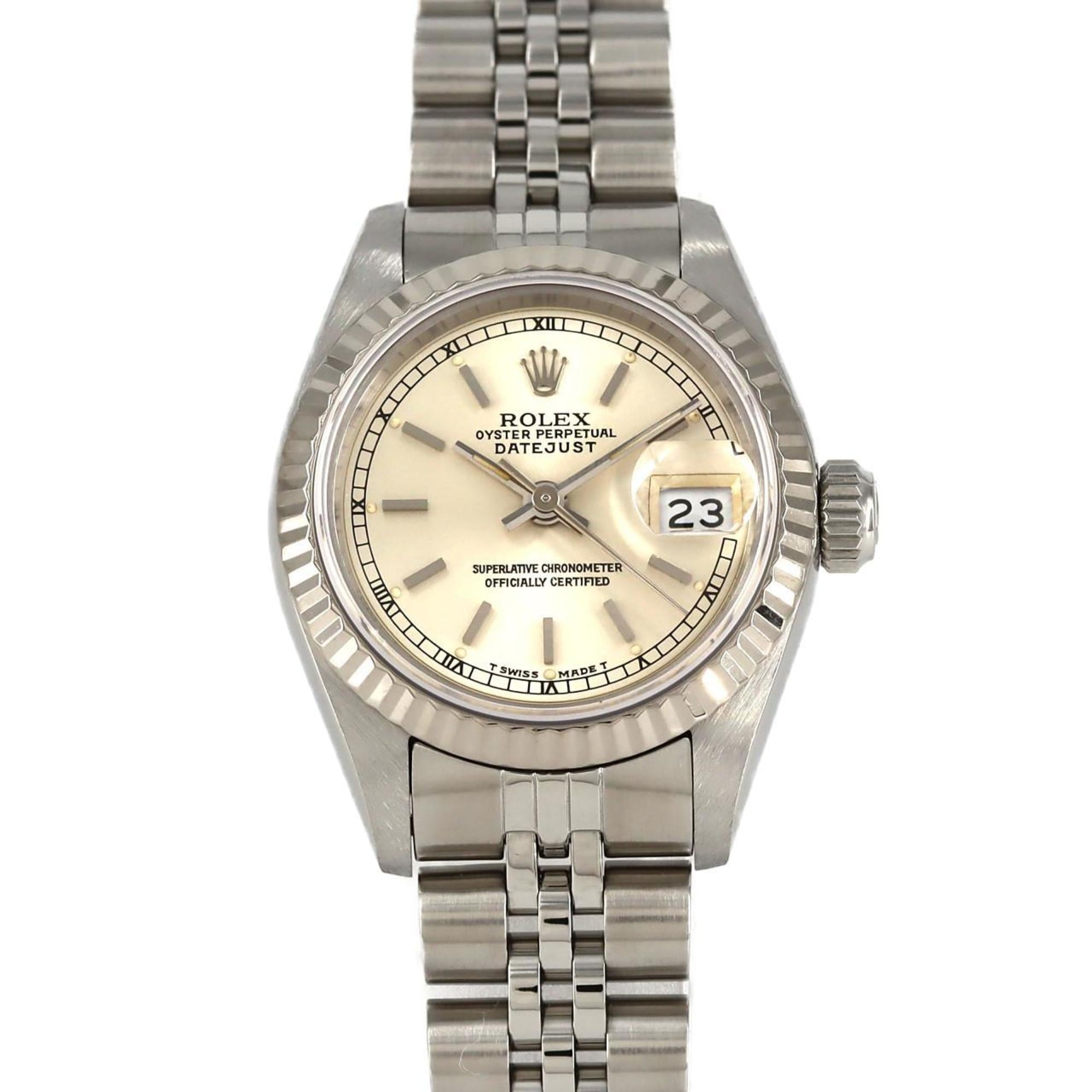 Rolex Datejust 69174 SSxWG Automatic Watch R-Serial — Good