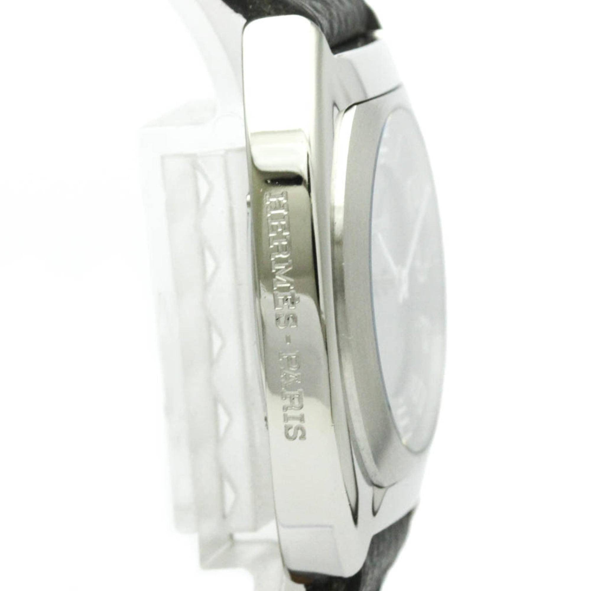 HERMES Espace Stainless Steel Quartz Ladies Watch ES1.210 Polished — Very Good