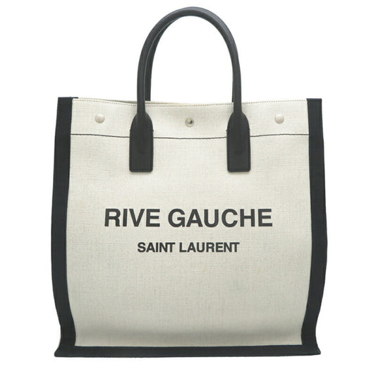 Saint Laurent Rive Gauche Women's/Men's Tote Bag VLR632539 Coated Canvas White