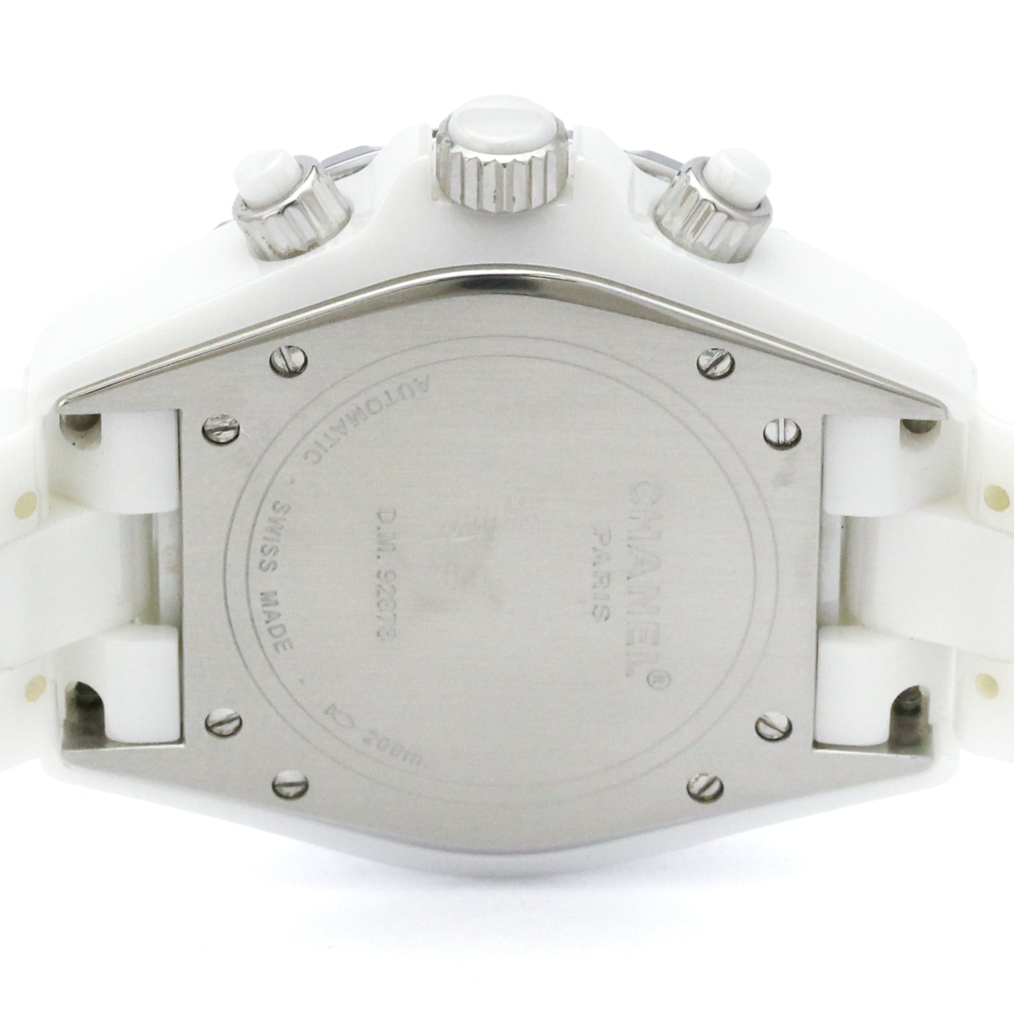 CHANEL J12 Chronograph Ceramic Automatic Mens Watch H1007 Polished — Very Good