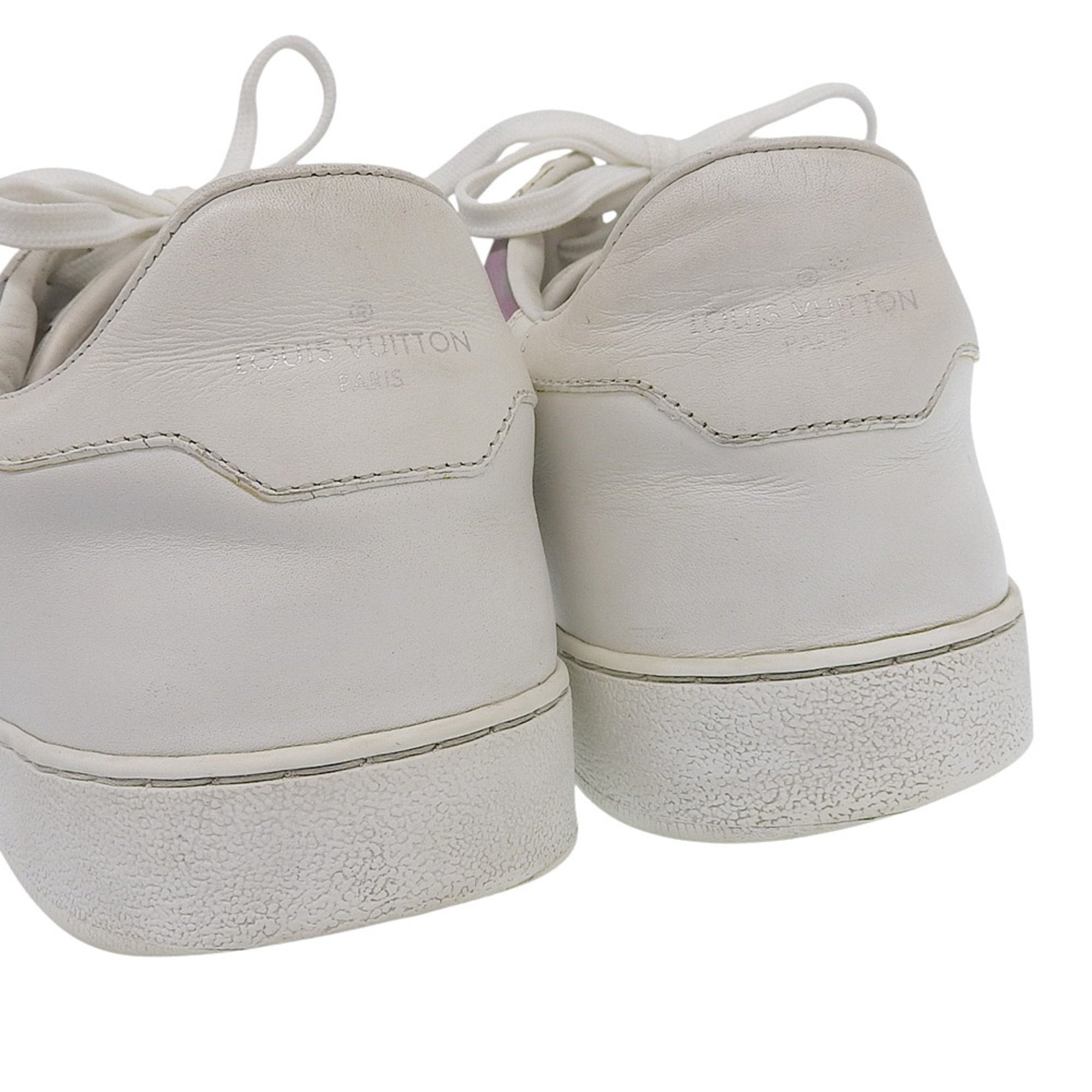 Louis Vuitton Rivoli Line Monogram Low-Top Sneakers, 7 1/2" (approx. 26.0cm), Men's Leather, Rainbow