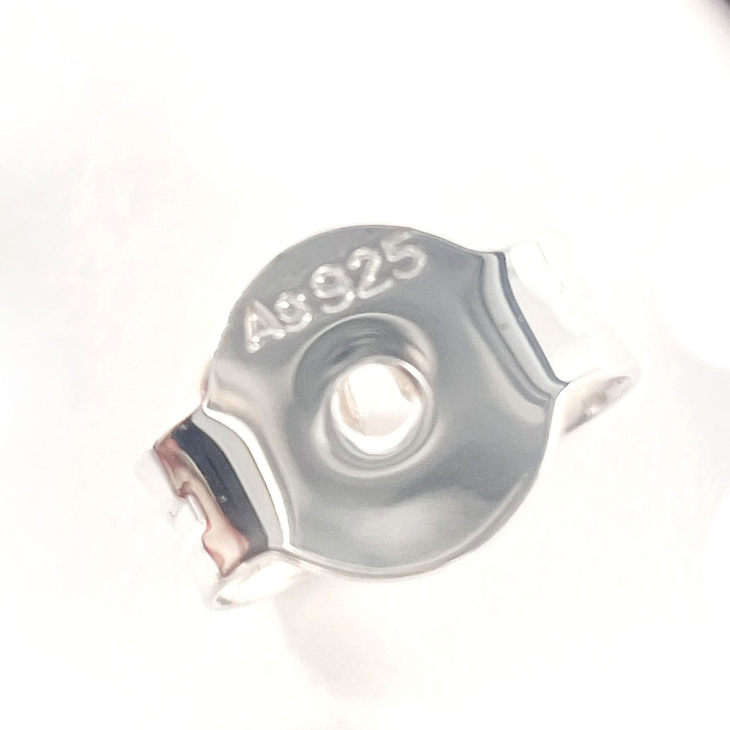 GUCCI Trademark Heart Shape 223990 J8400 8106 Earrings Silver 925 Women's