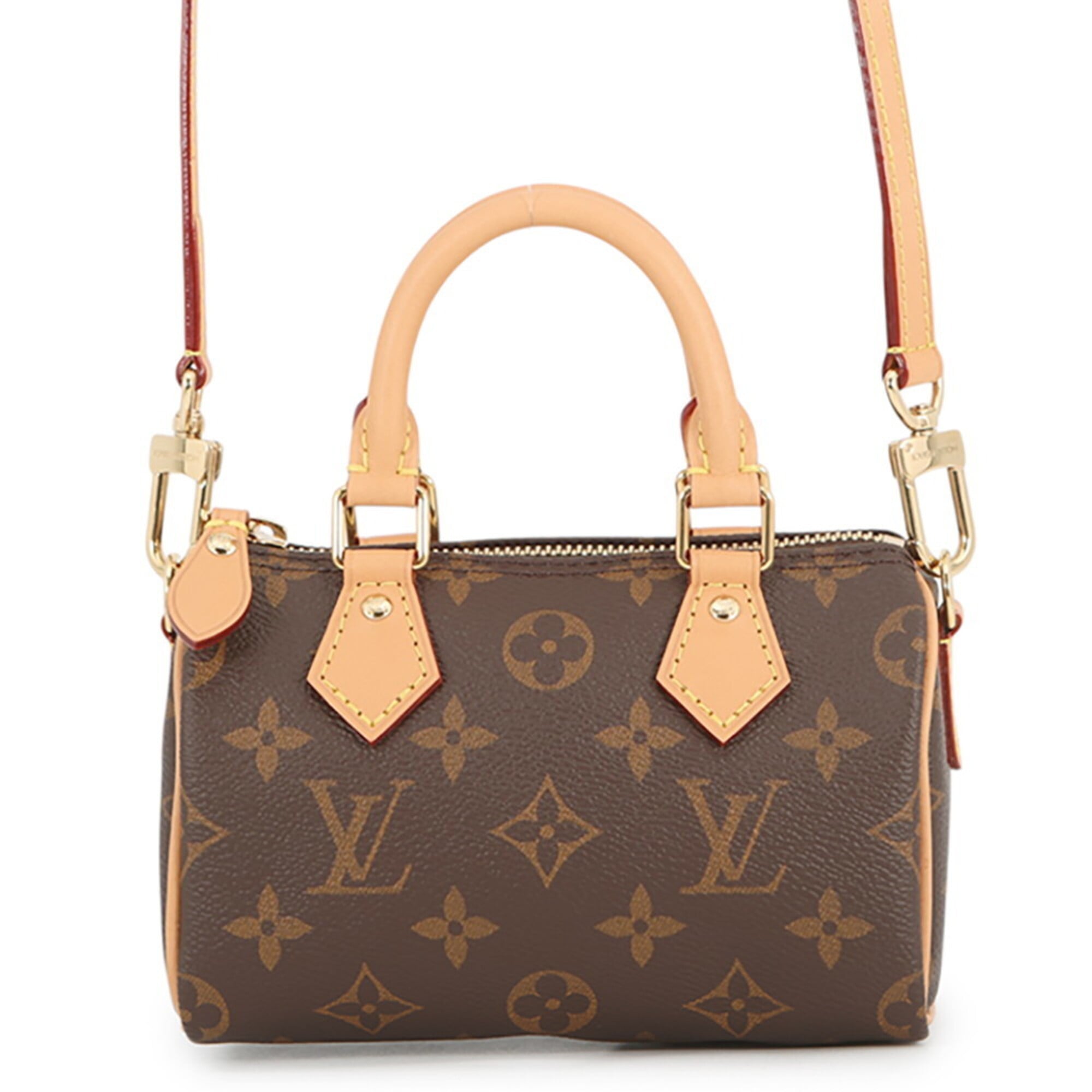 Louis Vuitton handbag Monogram Nano Speedy M81085 LOUIS VUITTON 2-way shoulder bag for women — Like New