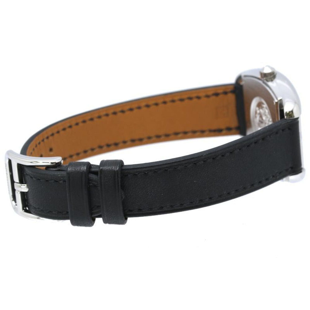 HERMES Cape Cod Tonneau CT1.210.230 VBN 034326WW00 Women's Watch Stainless Steel x Cowhide Leather 40560 — Like New