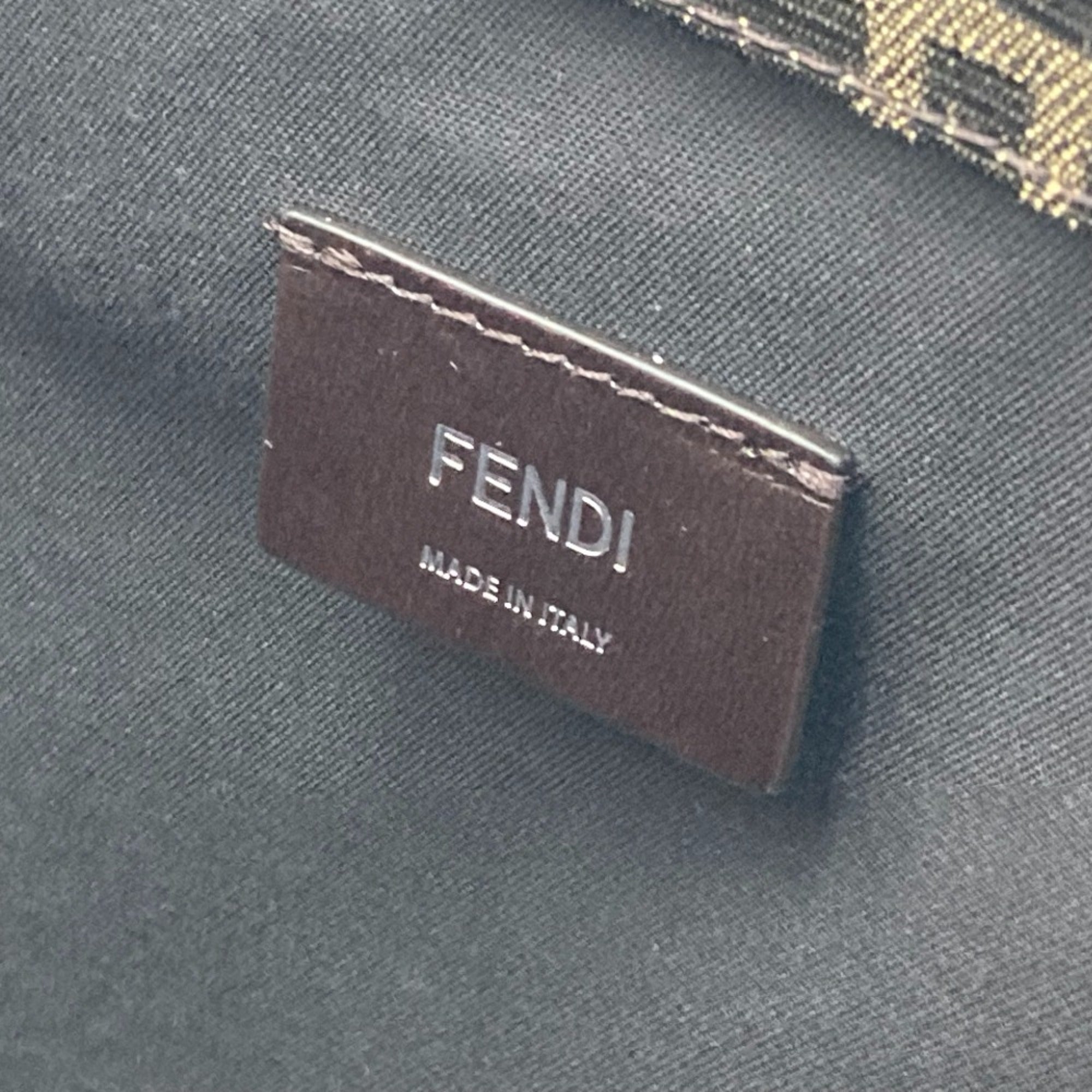 Fendi 7VA390 Crossbody 2WAY Shoulder Bag Hand Bag Tote Bag Brown Black — Like New