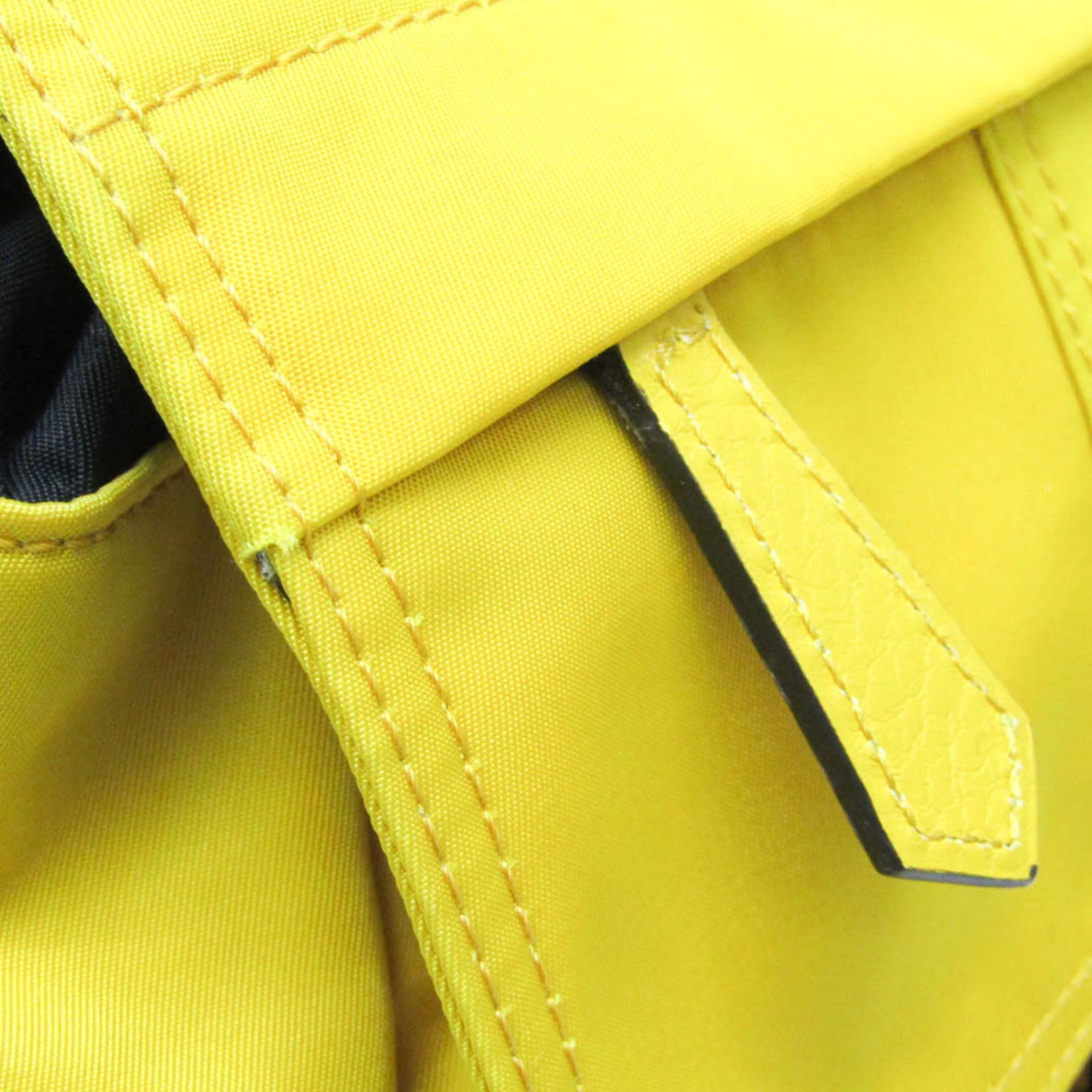 Fendi Fendines 7VZ067 Men,Women Nylon Backpack,Sling Bag Yellow