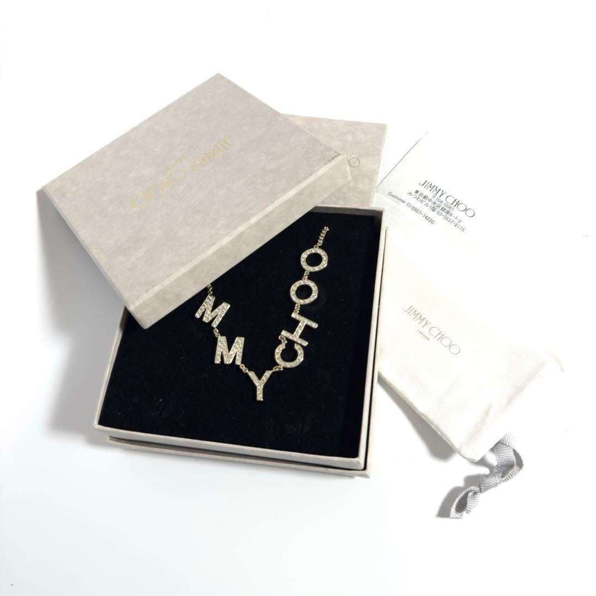 Jimmy Choo Women's Logo Necklace Pendant — Like New