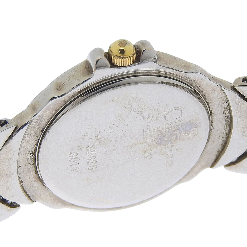 Christian Dior Watch Stainless Steel Quartz Analog White Dial Women's — Good