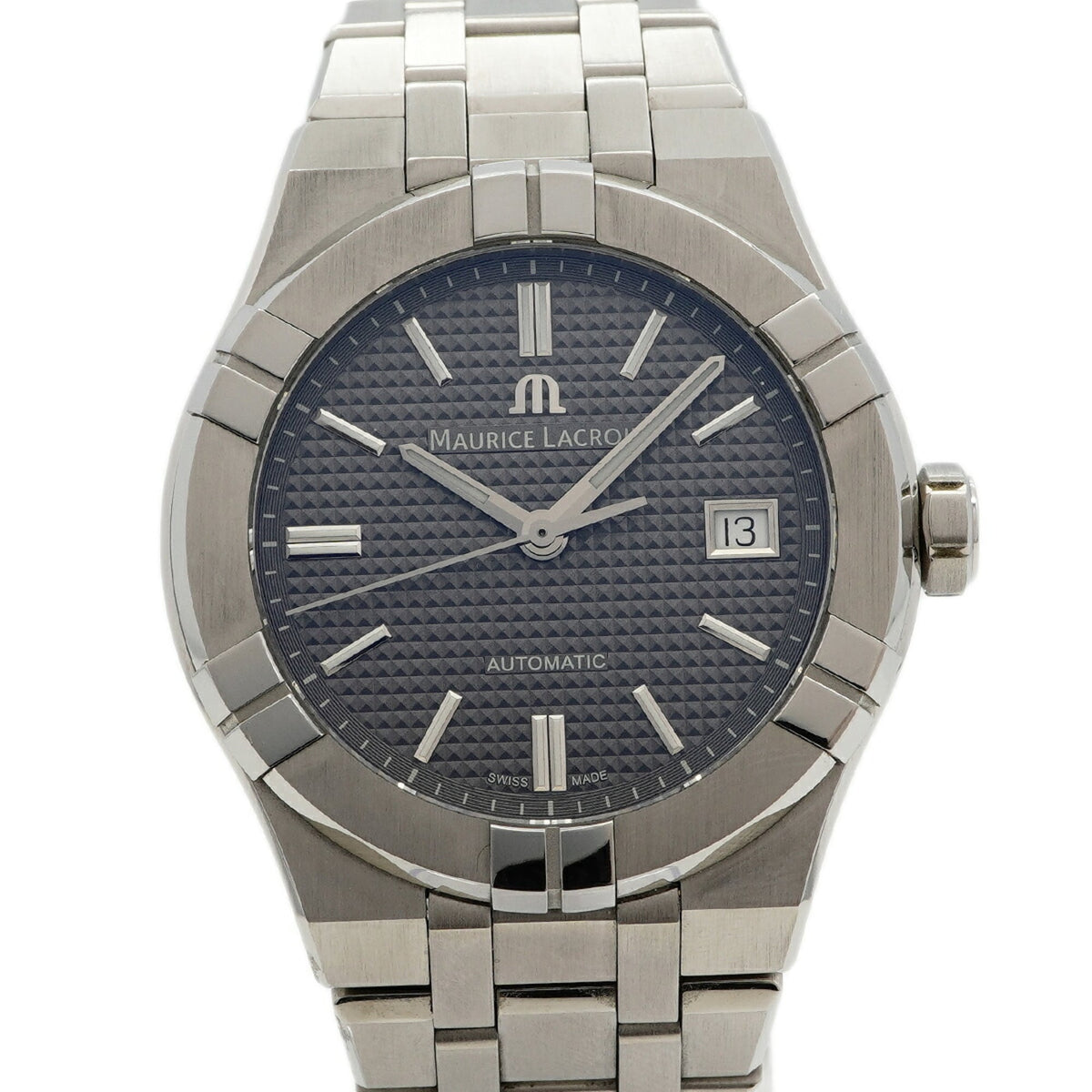 Maurice Lacroix Aikon Automatic AI6007-SS002-230-1 Gray Dial Men's Watch — Very Good