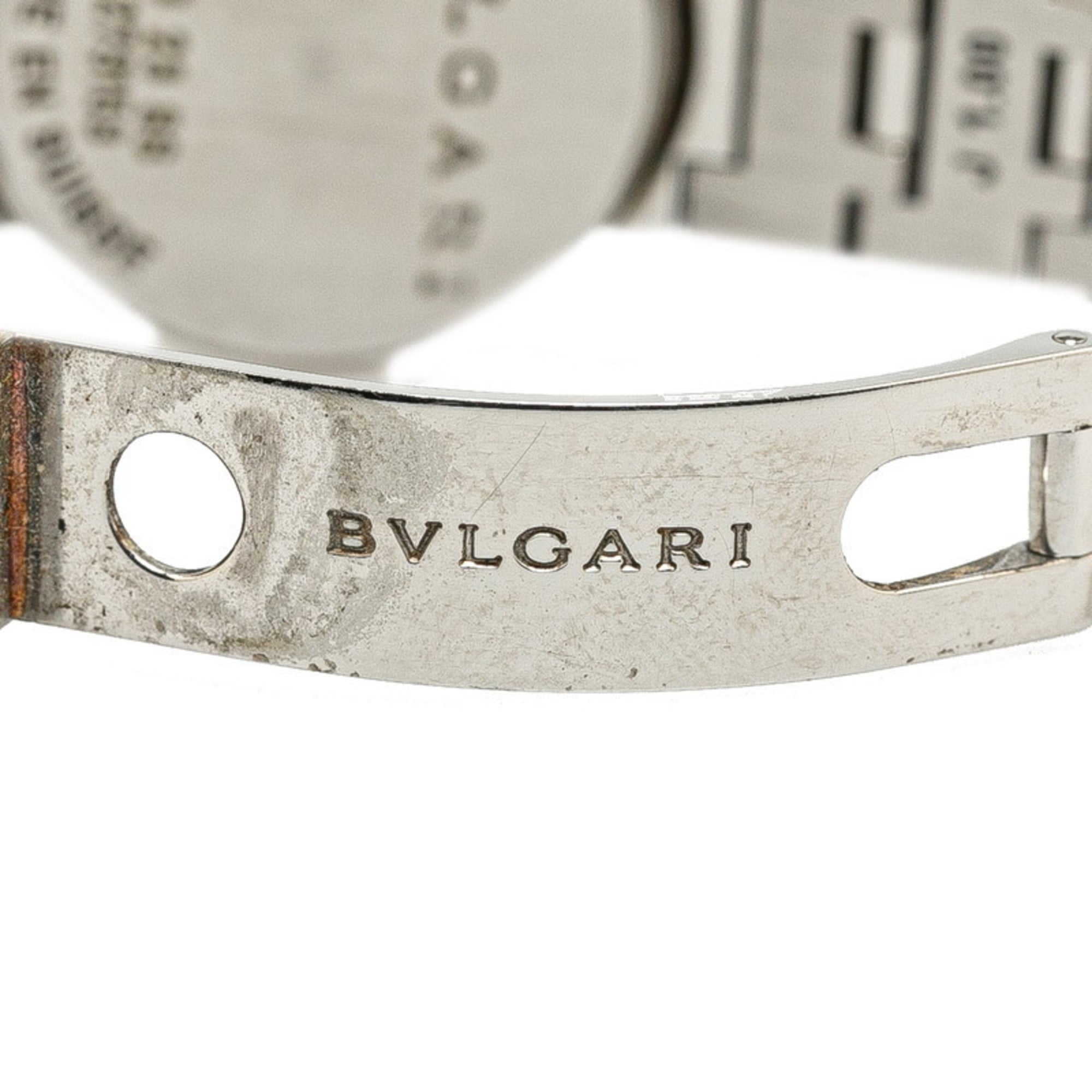 BVLGARI Watch BB23SS Quartz Black Dial Stainless Steel Women's — Good