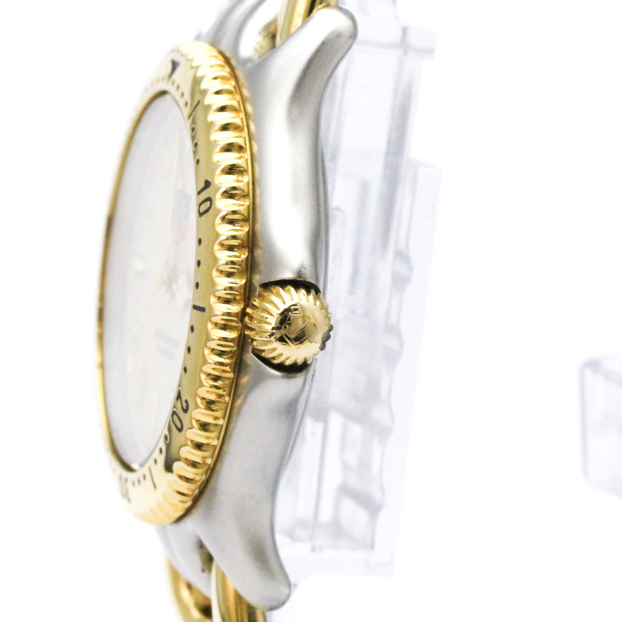 TAG HEUER Sel 200M Gold Plated Steel Mid Size Watch S95.713 — Very Good