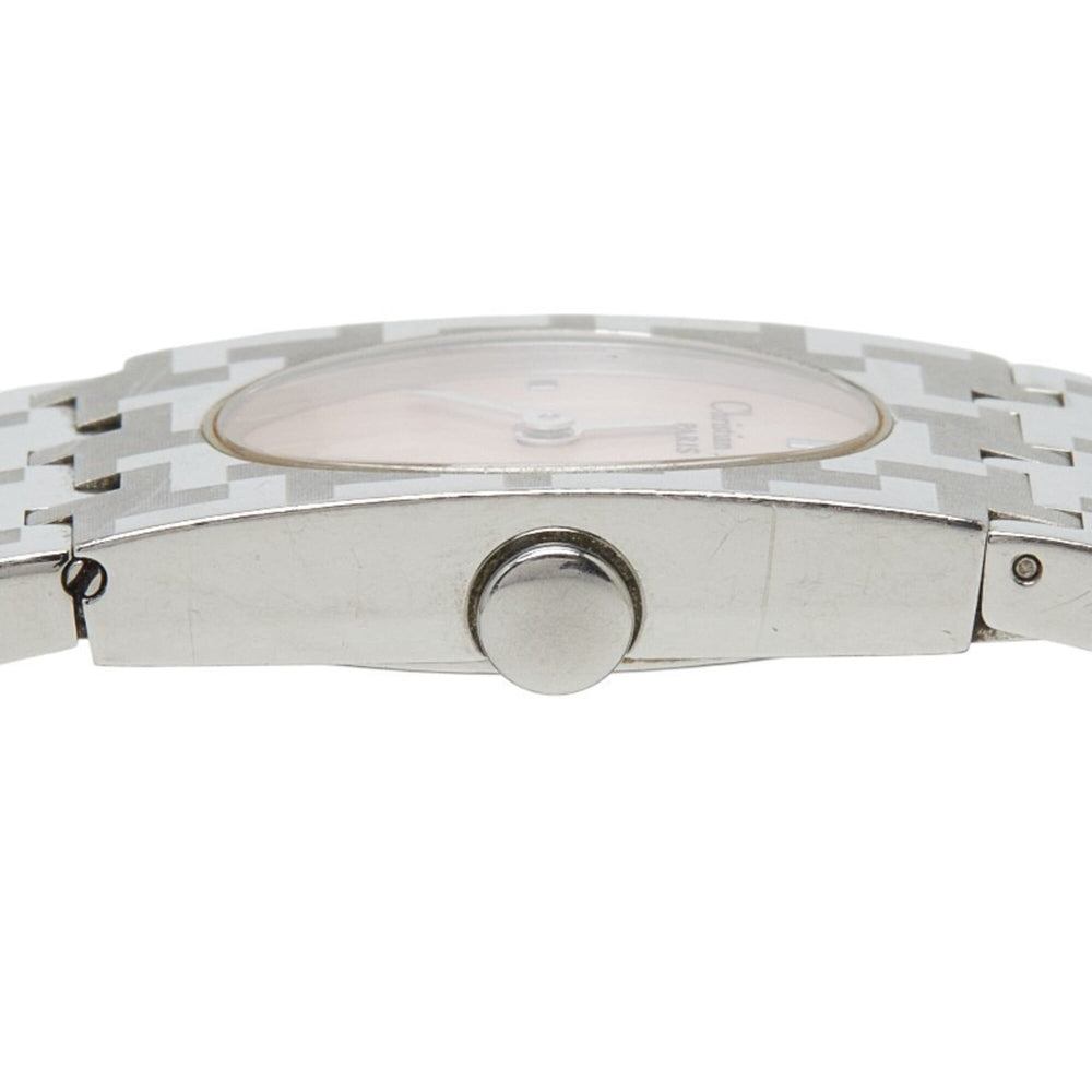 Dior Miss Watch D70-100 Quartz Pink Dial Stainless Steel Mother-of-Pearl Ladies — Good