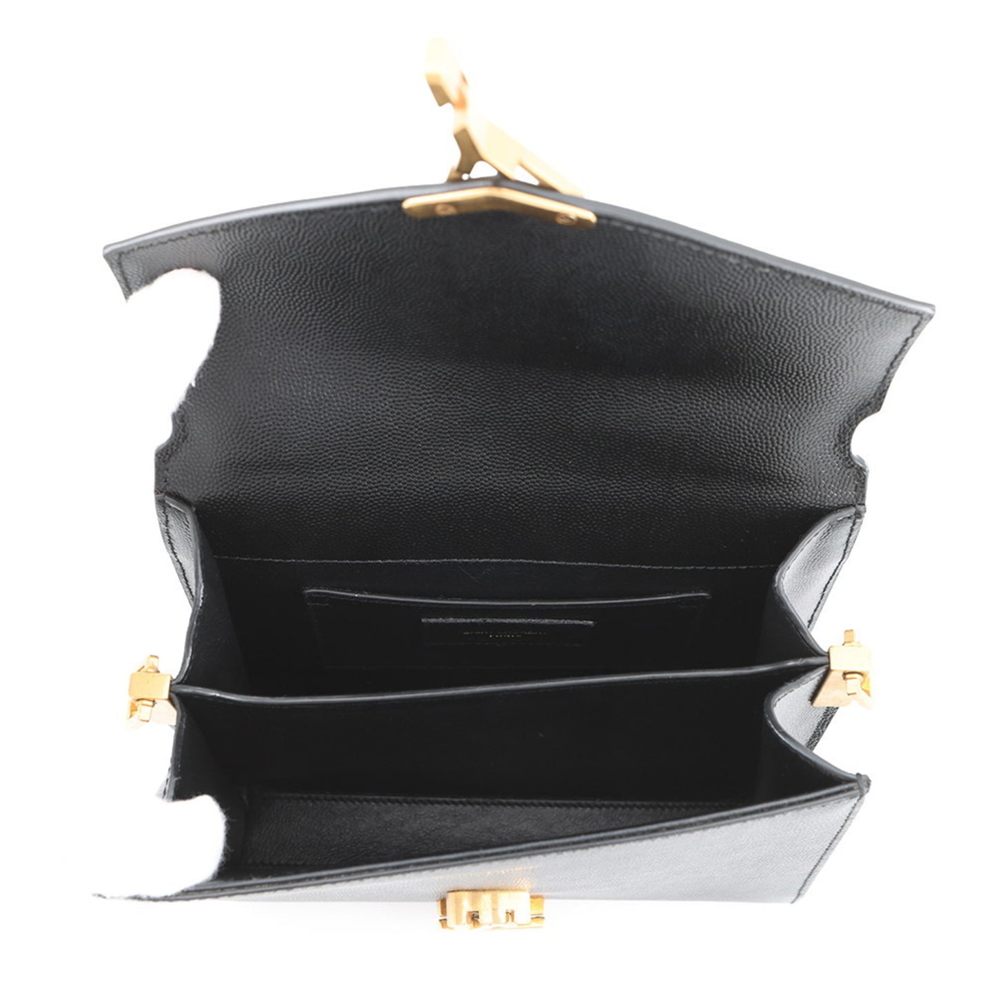 Saint Laurent Paris Cassandra Mini Leather Handbag 623930 2-way