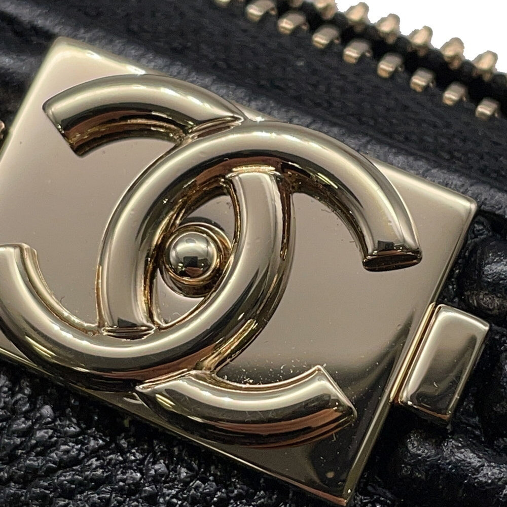 Chanel Chain Shoulder Bag Boy Mini Caviar Skin AP2708 CHANEL Handbag Black Sale Item — Like New