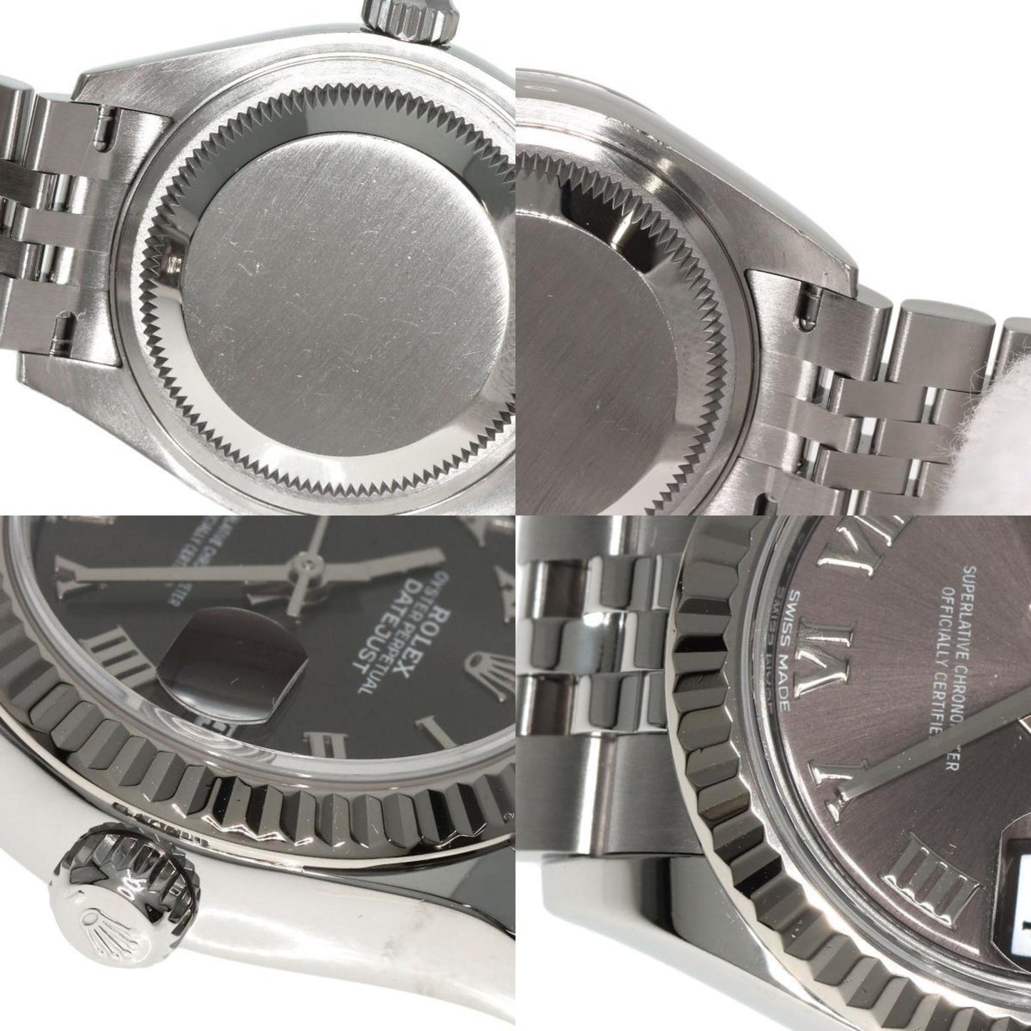Rolex 279174 Datejust 28 Watch Stainless Steel SS K18WG Ladies ROLEX