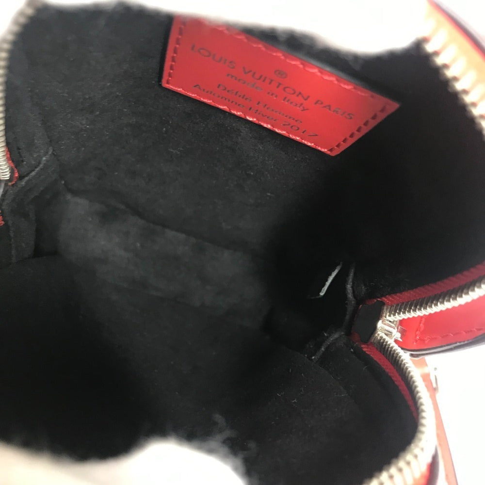 LOUIS VUITTON M53434 Epi Supreme Collaboration Danube PPM Bag, Crossbody Pochette Shoulder Leather, Red, Men's and Women's — Like New