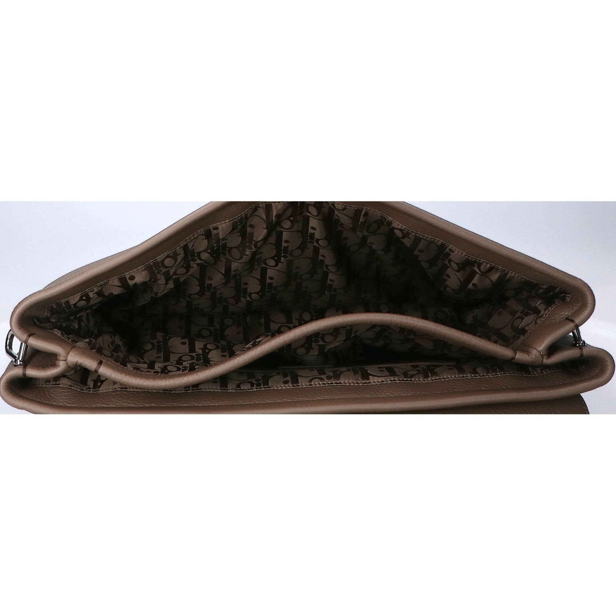 Christian Dior DIOR Dior Pillow Grain Calfskin Shoulder Bag Khaki Men's — Like New