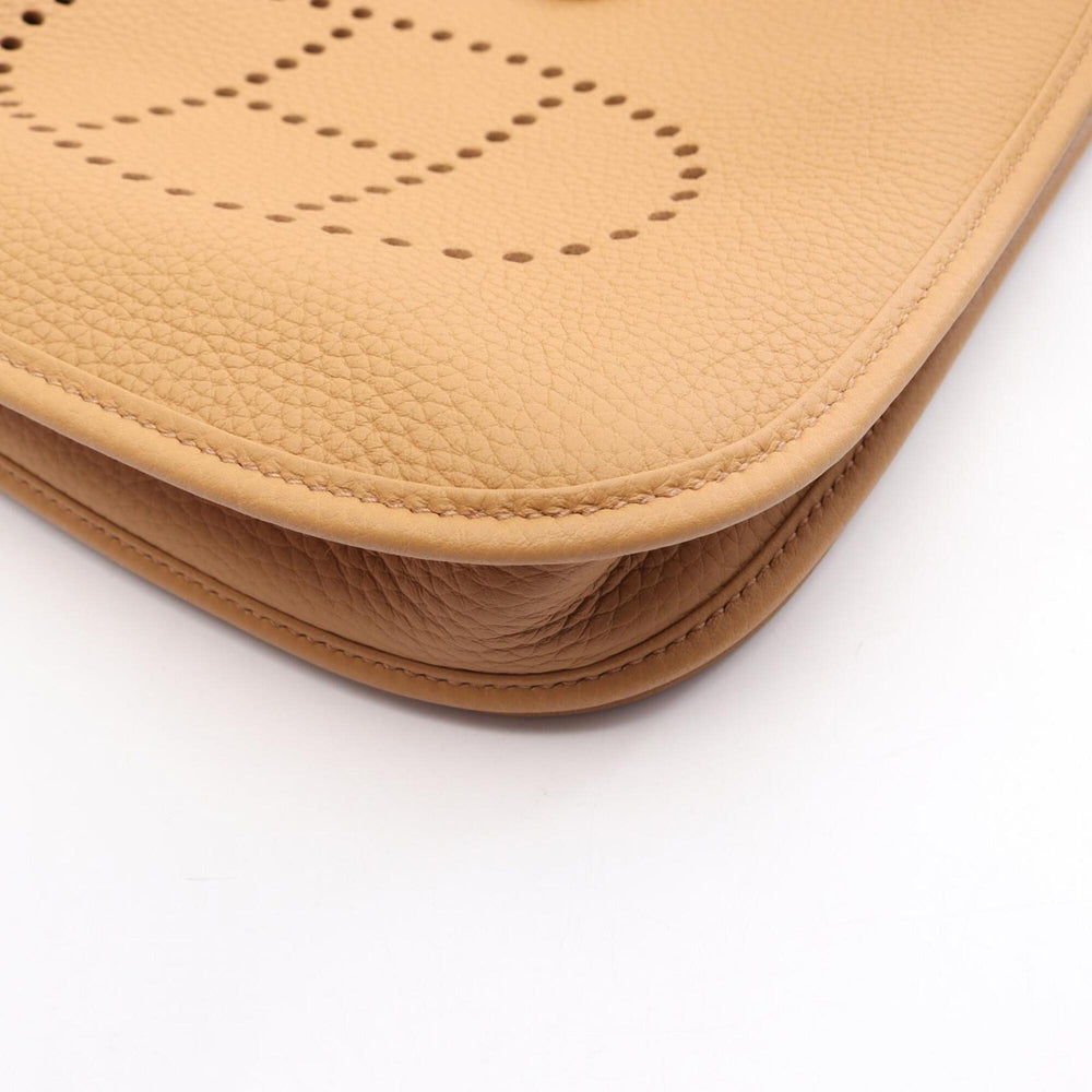 Hermes Evelyne 23 Biscuit Shoulder Bag/Handbag, Taurillon Clemence Leather, Women's, Beige — New - Store Return