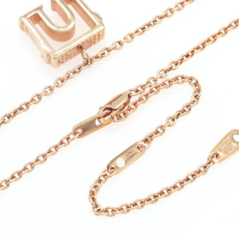 Louis Vuitton Necklace LV & Paris Arc de Triomphe M00524 Rose Gold Metal Pendant LOUIS VUITTON — Like New