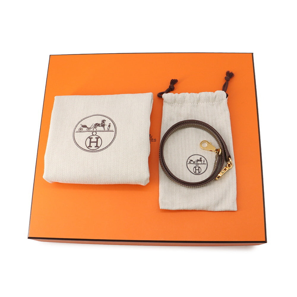 Hermes 24 29 Sac Etoupe Togo Swift Z stamp HERMES 2-way handbag — Like New