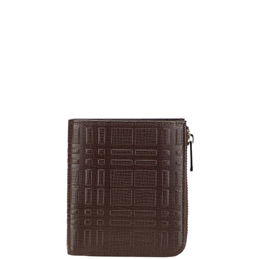 Burberry Check Bifold Wallet and Key Case in Brown Leather for Women