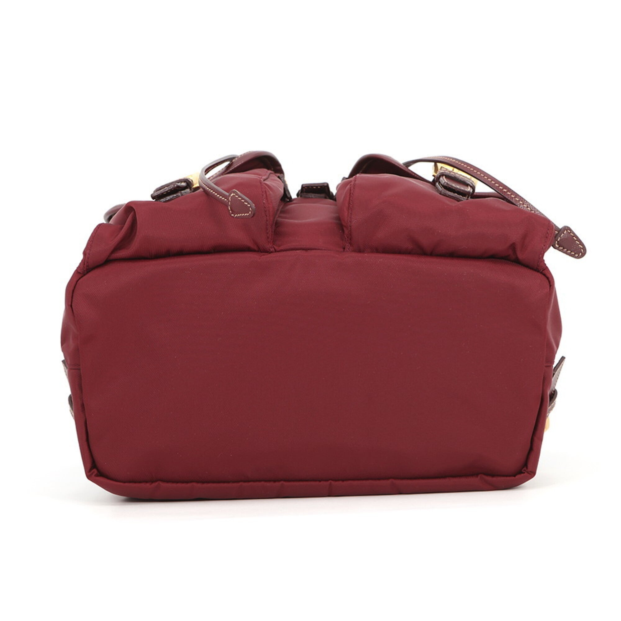 Prada Triangle Backpack, Nylon & Saffiano Leather, BZ0030, PRADA Handbag — Like New