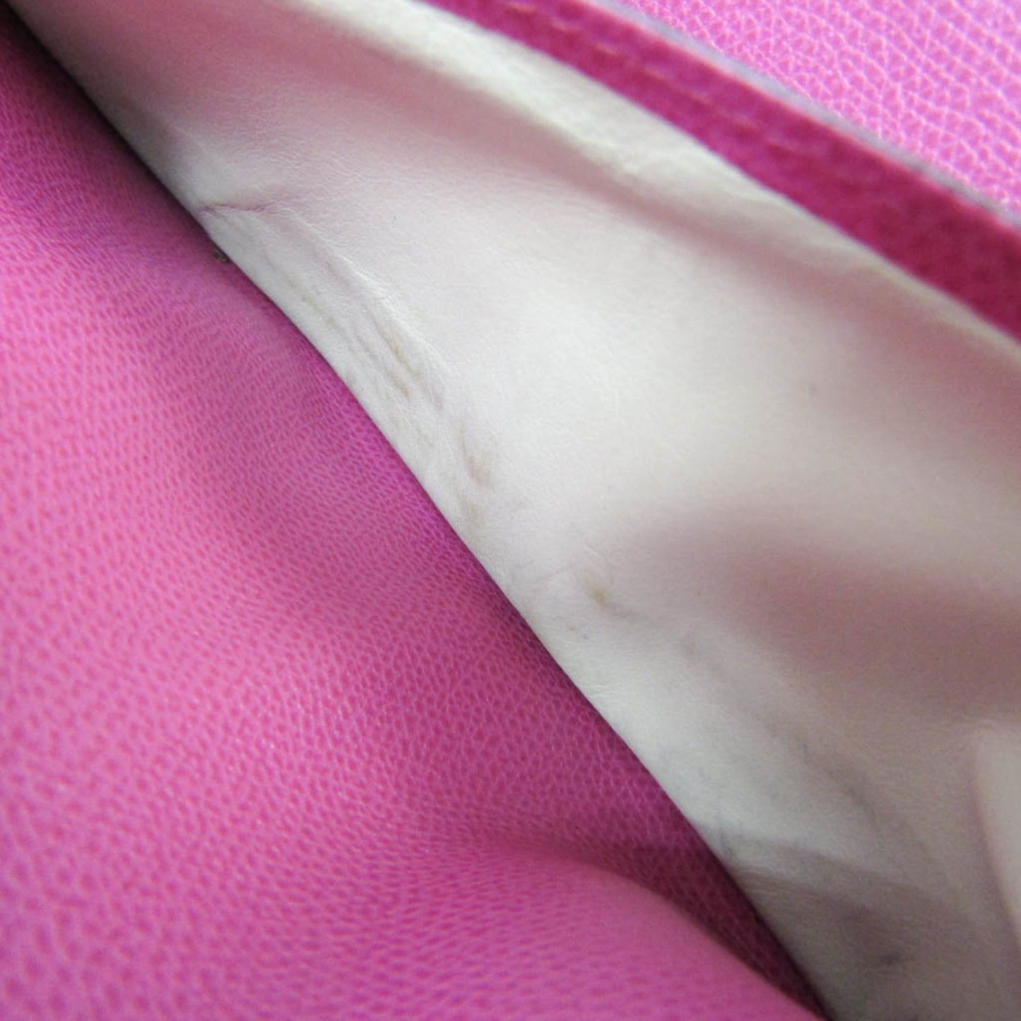 Valextra V9L06 Women's  Calfskin Long Wallet (bi-fold) Pink